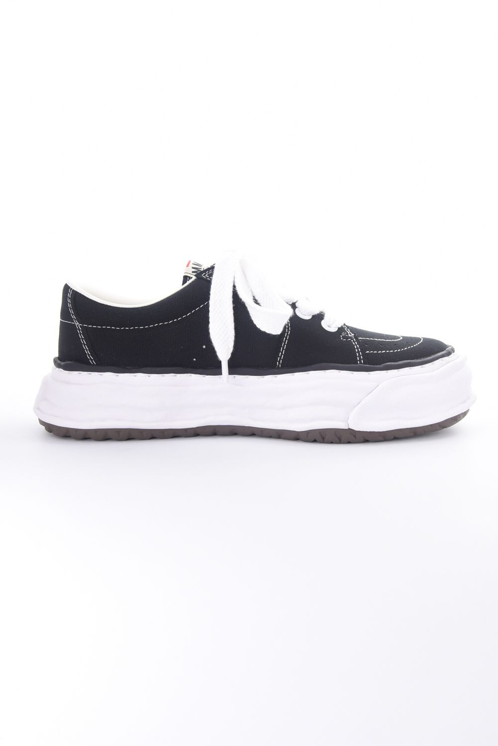 "ERIC" OG Sole Mix Material Low-top Sneaker / オリジナルソール スエード キャンバス ローカット スニーカー (ブラック)