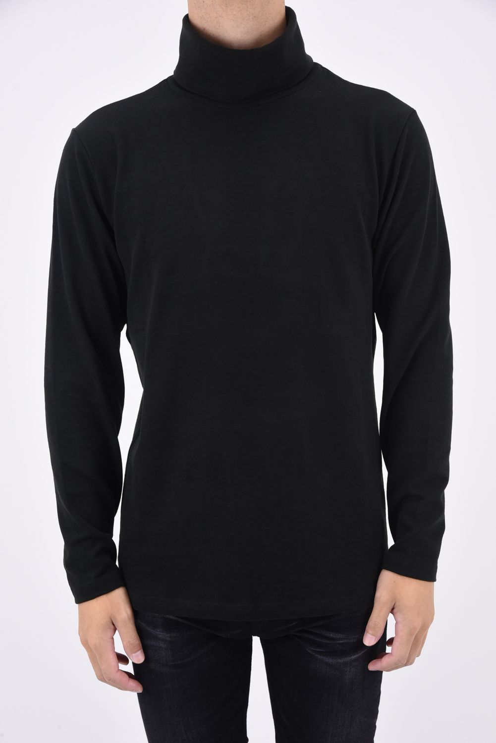 L/S TURTLE /  ロングスリーブ ウォーム タートルネック ブラック