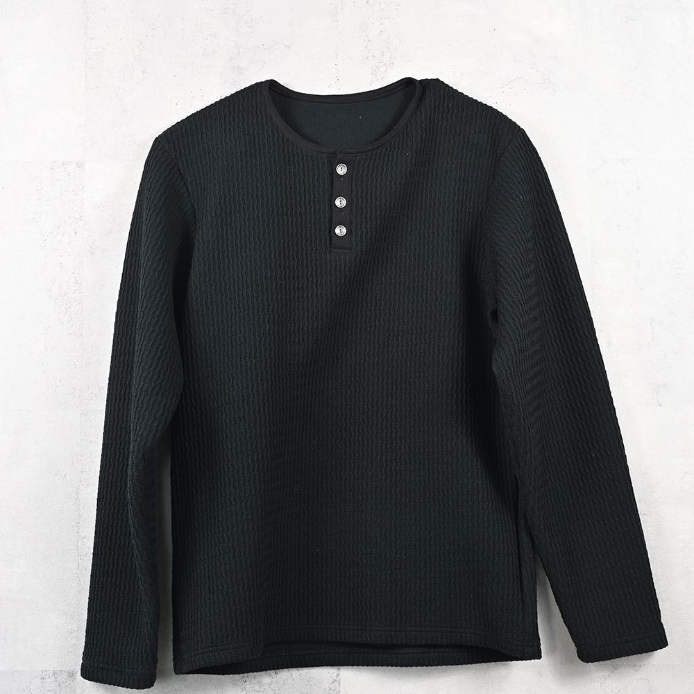 KNT HENRY / ニットヘンリー (ブラック) (9月上旬入荷予定) ※オーダー締切:5月23日(土)17時