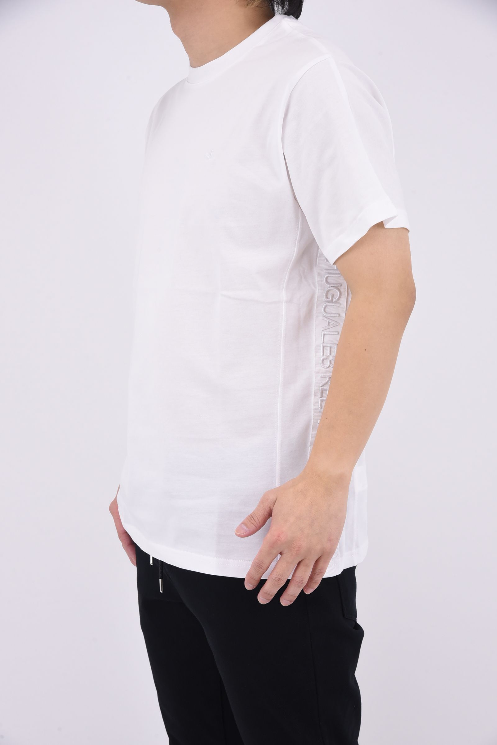 TAPE LOGO T-SHIRT / テープロゴ ショートスリーブ (ホワイト)