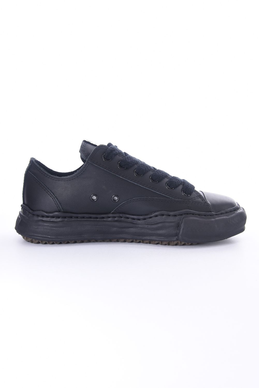 "PETERSON LOW" OG sole LEATHER LOW SNEAKER / オリジナルソール レザーローカットスニーカー ブラック / ブラック