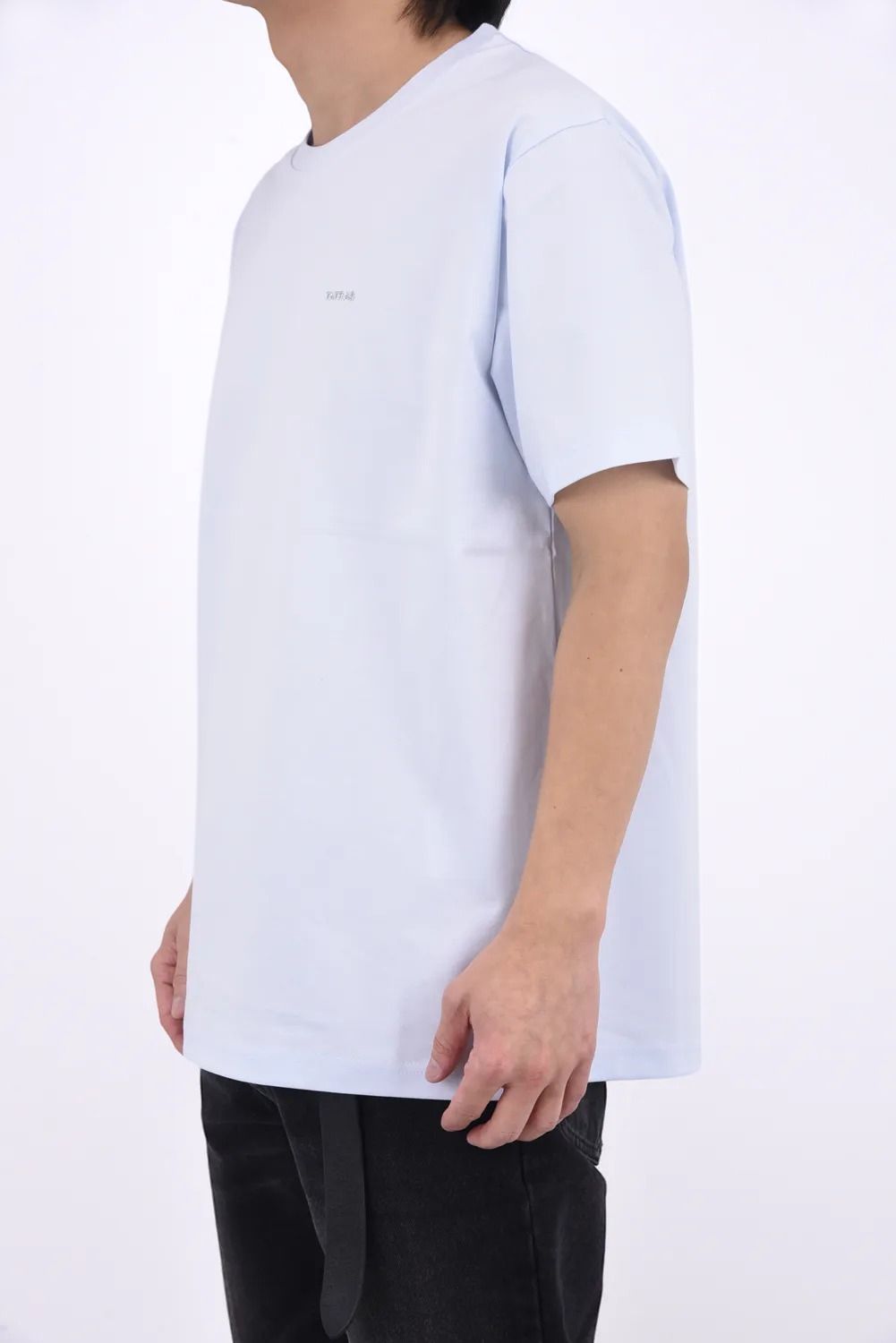 SELO (セロ) / ブランドロゴ クルーネック 半袖 Tシャツ (サックス)