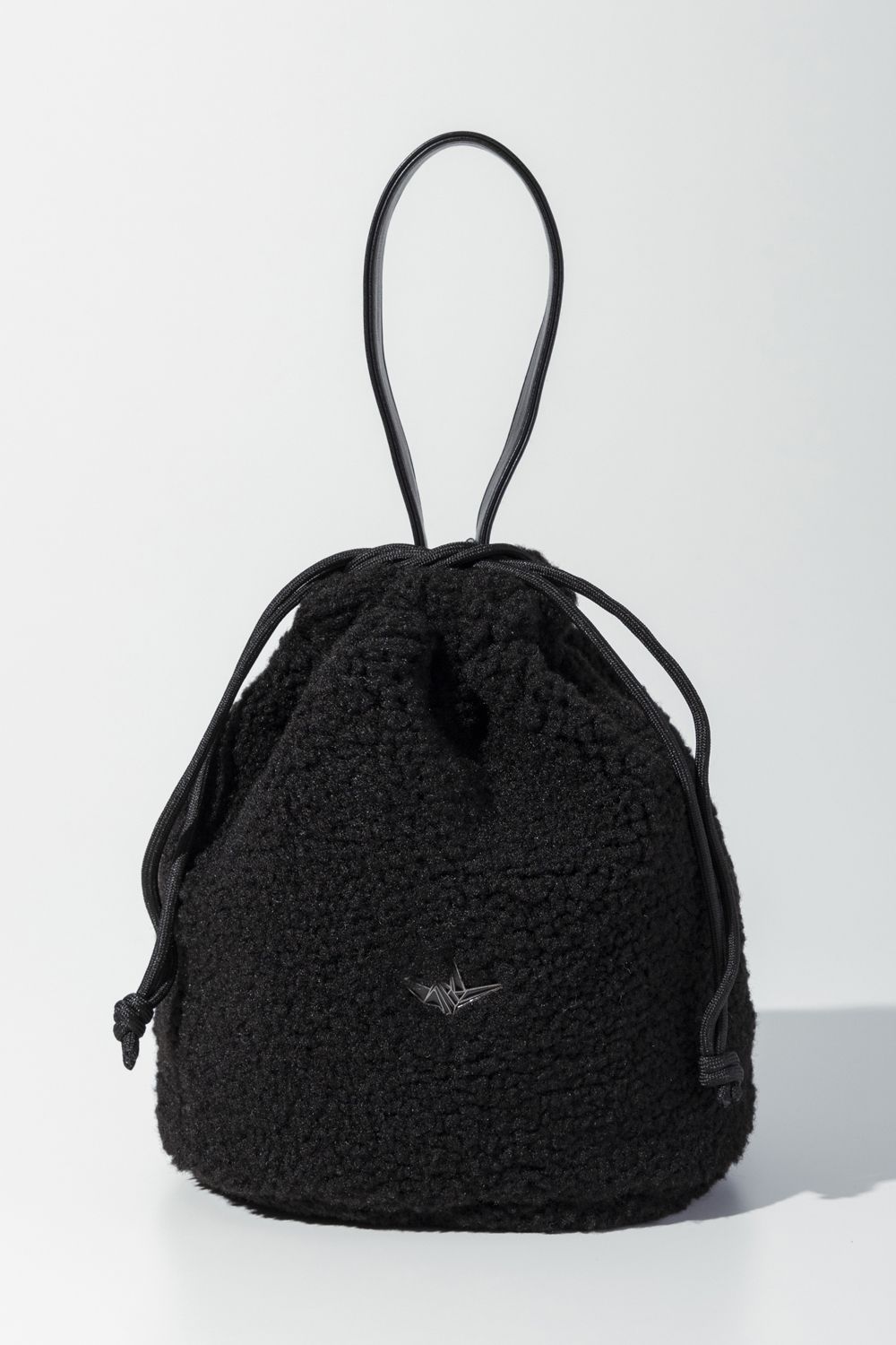 【26AW】 BOA DRAWSTRING BAG /  ボア ドローストリング バッグ (ブラック) (8月上旬入荷予定)