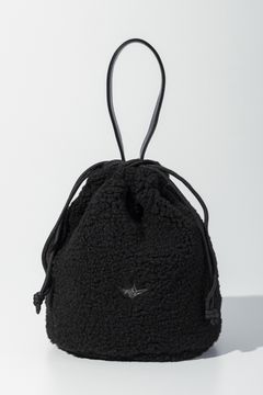 【26AW】 BOA DRAWSTRING BAG /  ボア ドローストリング バッグ (ブラック) (8月上旬入荷予定)