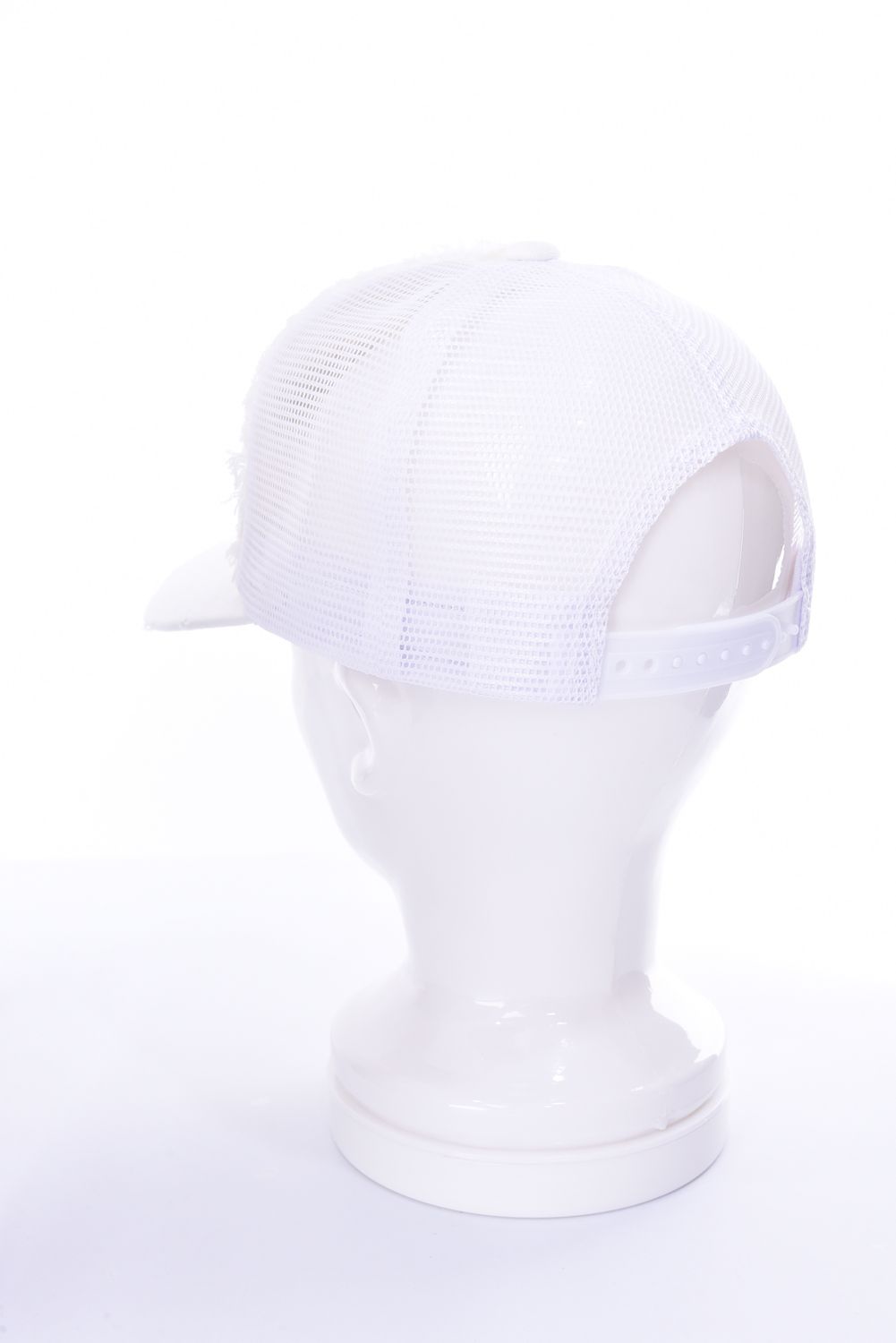 TOOTHBRUSH EMBROIDERY CAP / グラデーション 3Dロゴキャップ ホワイト