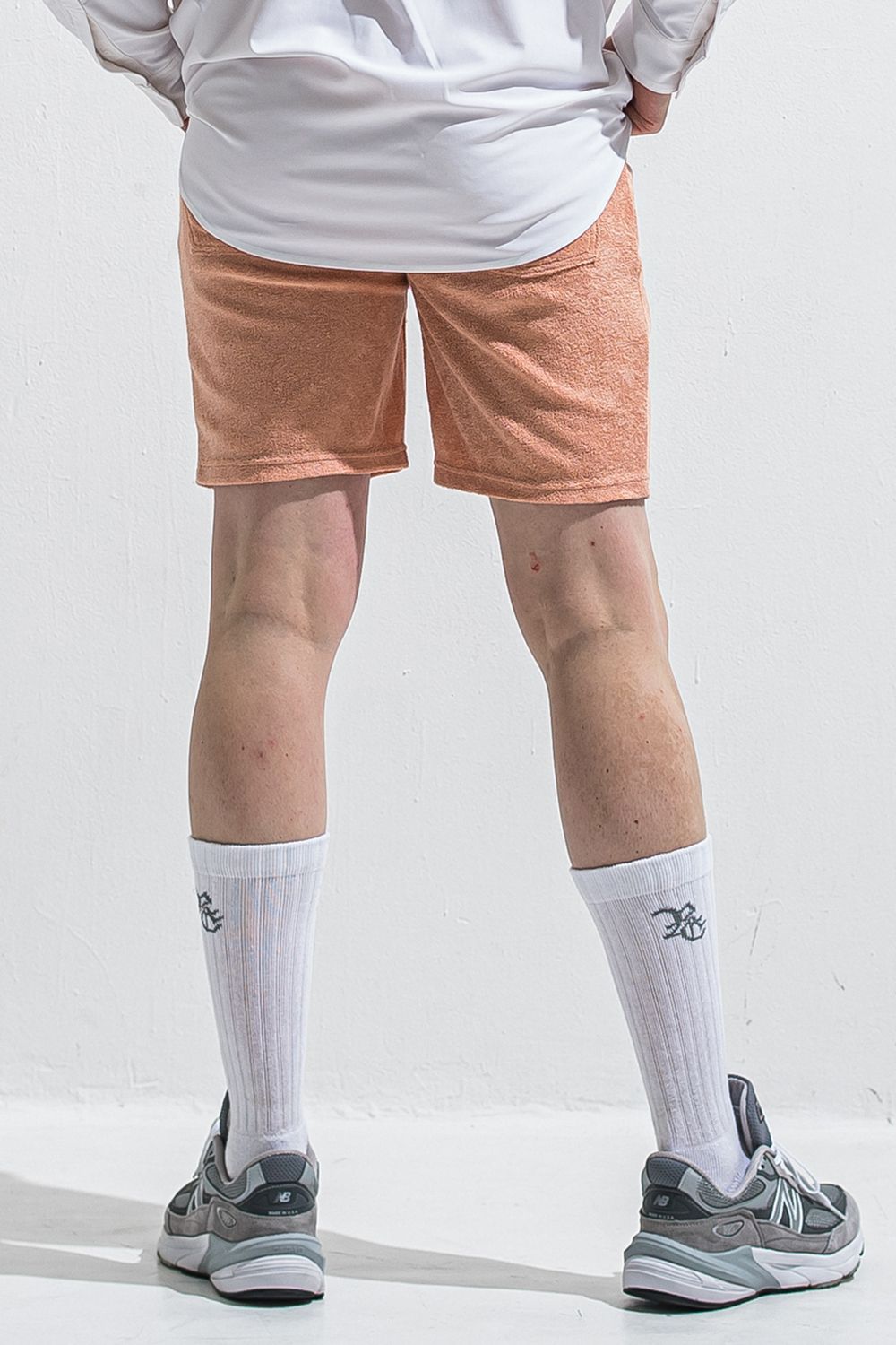 VINTAGE PILE SHORTS / パイル生地 ヴィンテージ風 ショートパンツ (ピンク) (5月中旬入荷予定) ※オーダー締切:2月15日(日)18時