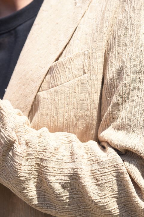 【113 RELAX】 涼しげなジャガードセットアップを使用したスタイリング