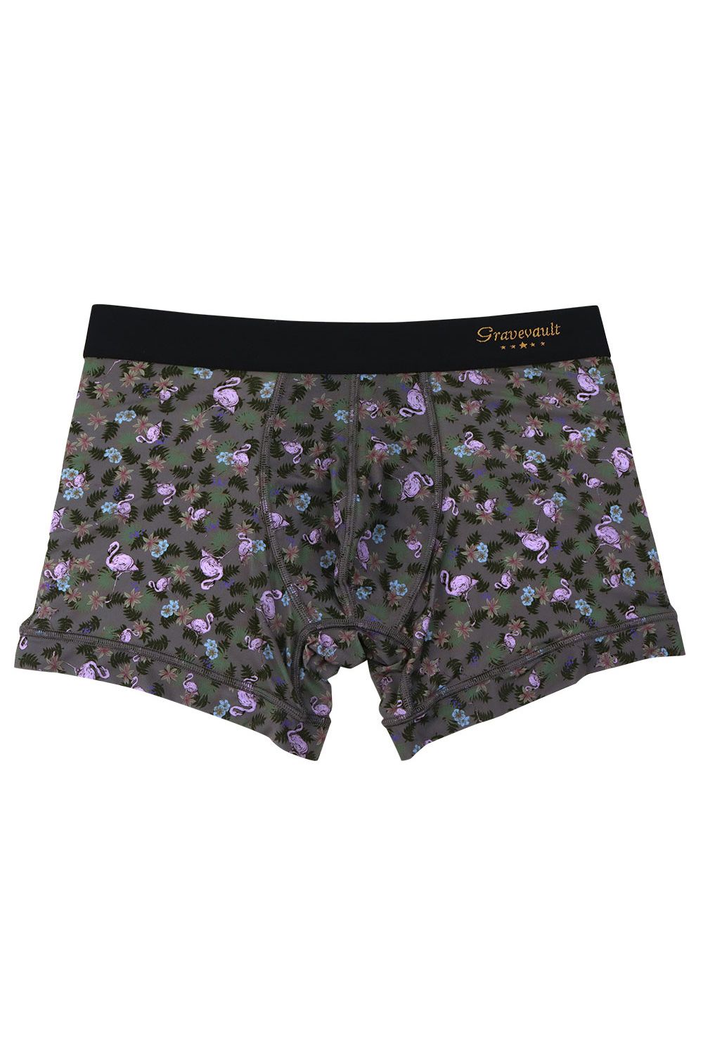 Pink Flamingo Short Boxer - グレー