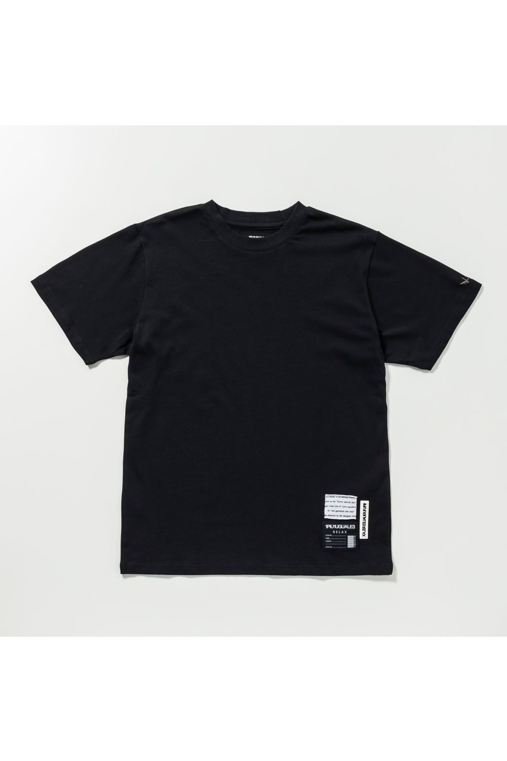 PATCH T-SHIRT / パッチ Tシャツ (ブラック)