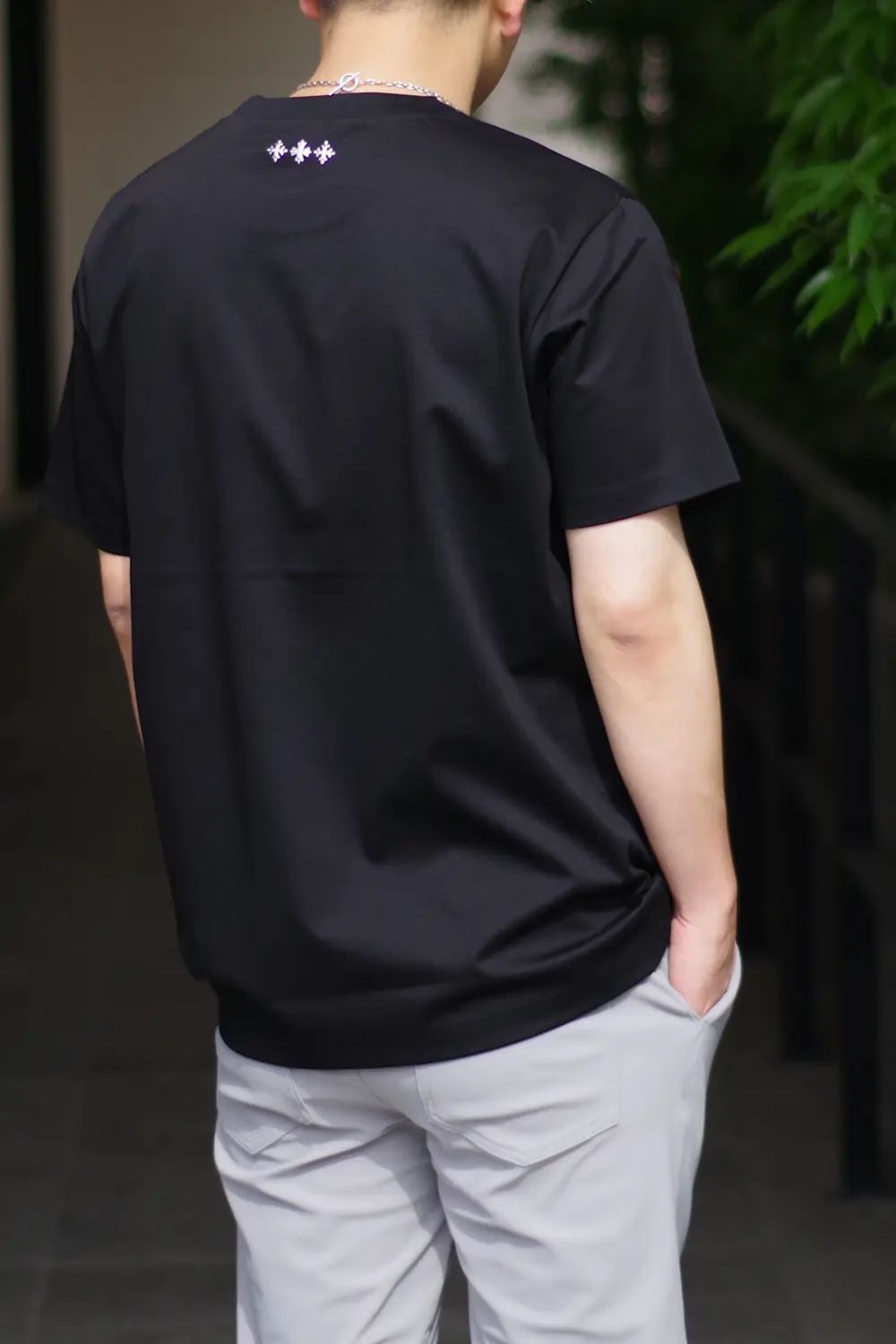 SELO (セロ) / ブランドロゴ クルーネック 半袖 Tシャツ ブラック