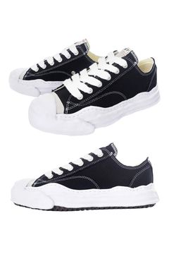 【HANK LOW】 OG sole Canvas Low-top Sneaker / キャンバス ローカットスニーカー (ブラック)
