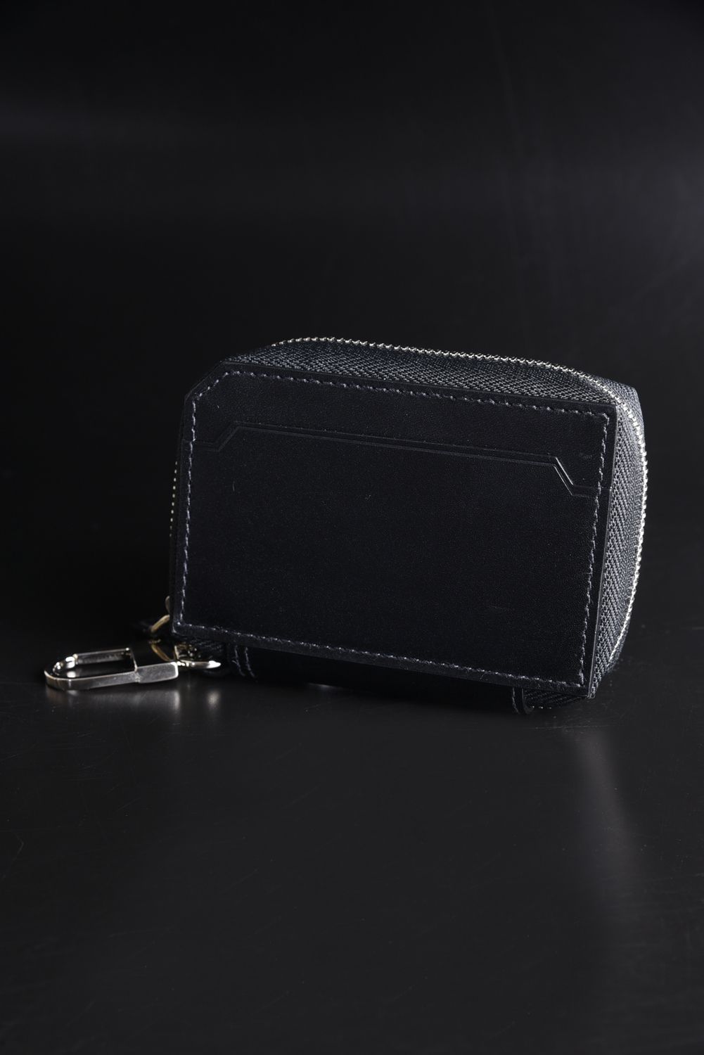 SMART W KEY CASE / LA122GT アノネイ社 ボックスカーフ スマートWキーケース ブラック