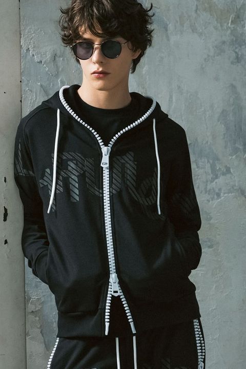 【26AW】 TC FRENCH TERRY SHADOW LOGO HOODIE / フレンチテリー シャドウロゴ フーディー (ブラック)