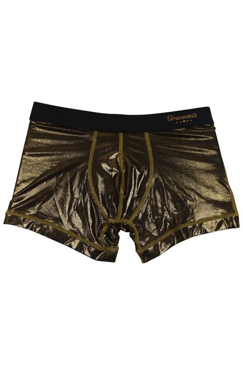 【待望のサイズ.XL入荷】 Metallic Short Boxer  - ゴールド