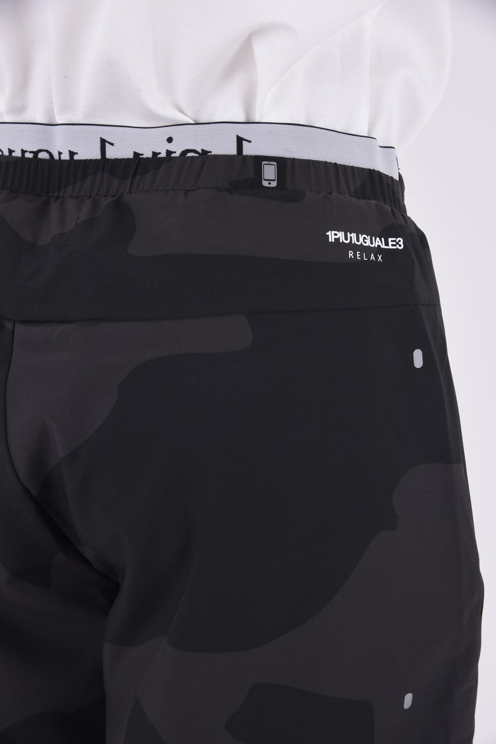 CAMO/PAISLEY LIGHT SHORTS / カモフラ柄 ライトショートパンツ ブラック