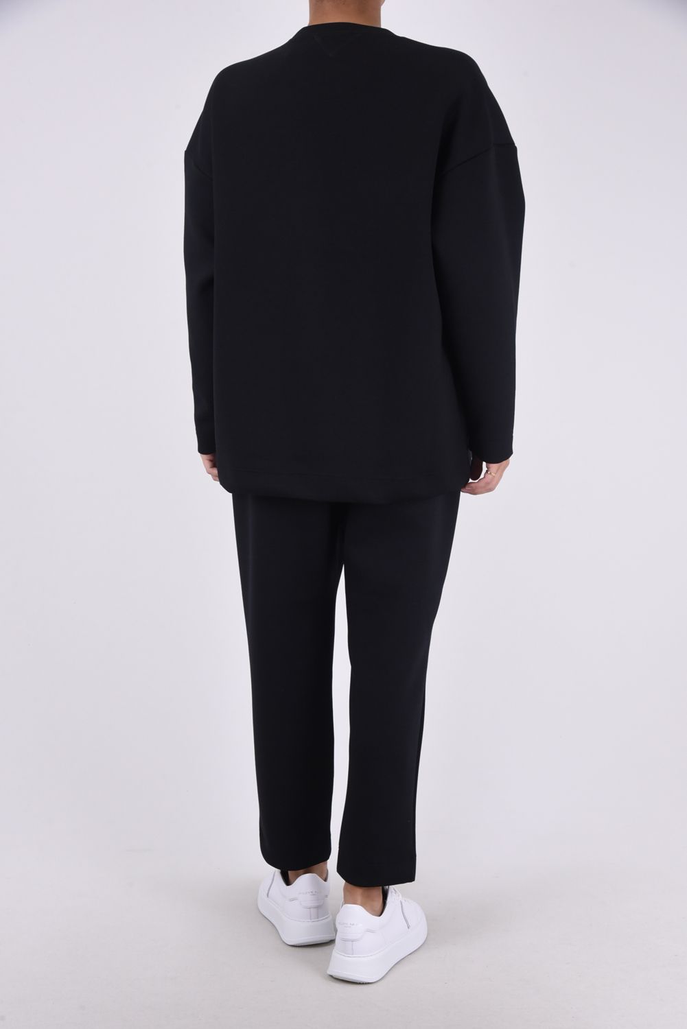【WM  /  F.C.Real Bristol】 SWEAT PULLOVER / ブリストル ダンボールスウェット プルオーバー ブラック