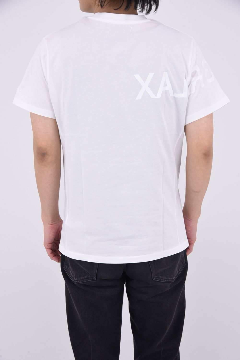 BIG LOGO INVERTED T-SHIRT / ビッグロゴ インバート Tシャツ (ホワイト)