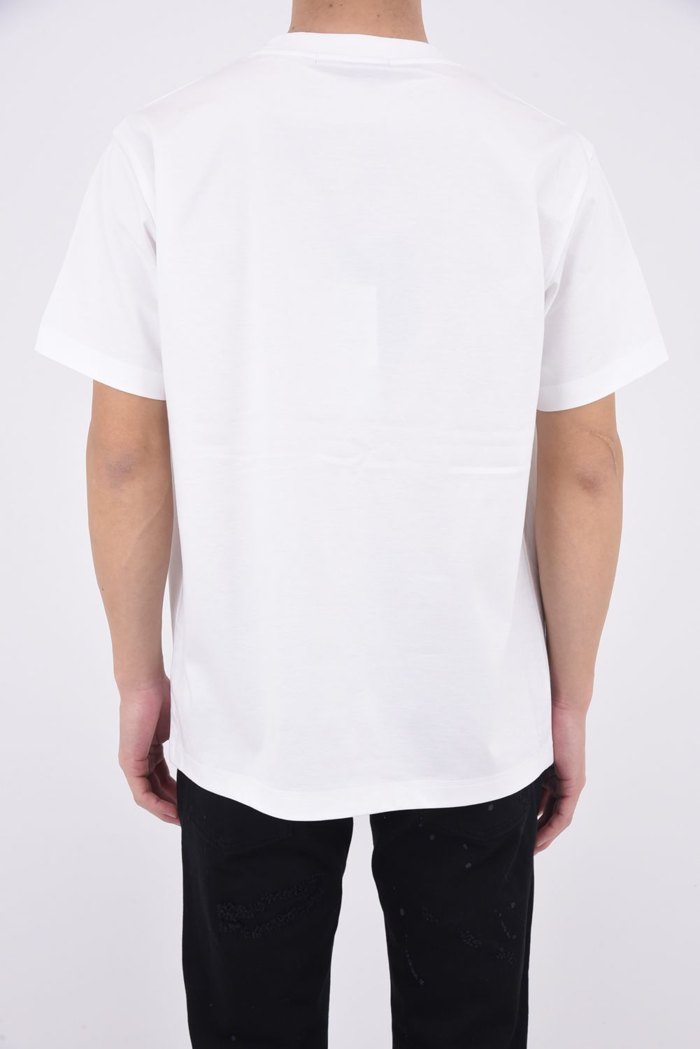 ANITUDE (アニチェート) / フロントロゴ クルーネック 半袖 Tシャツ ホワイト