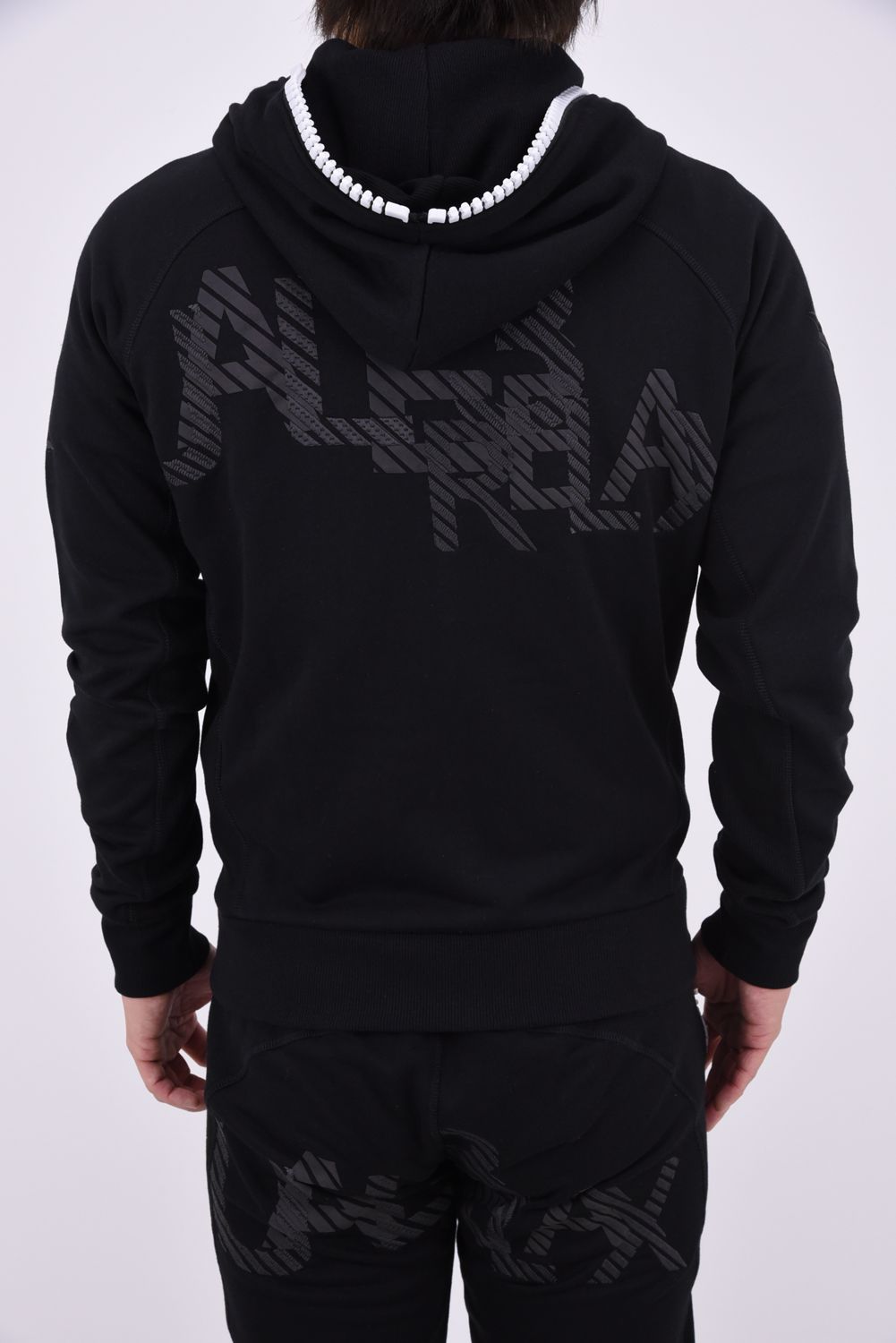 【26AW】 TC FRENCH TERRY SHADOW LOGO HOODIE / フレンチテリー シャドウロゴ フーディー (ブラック)