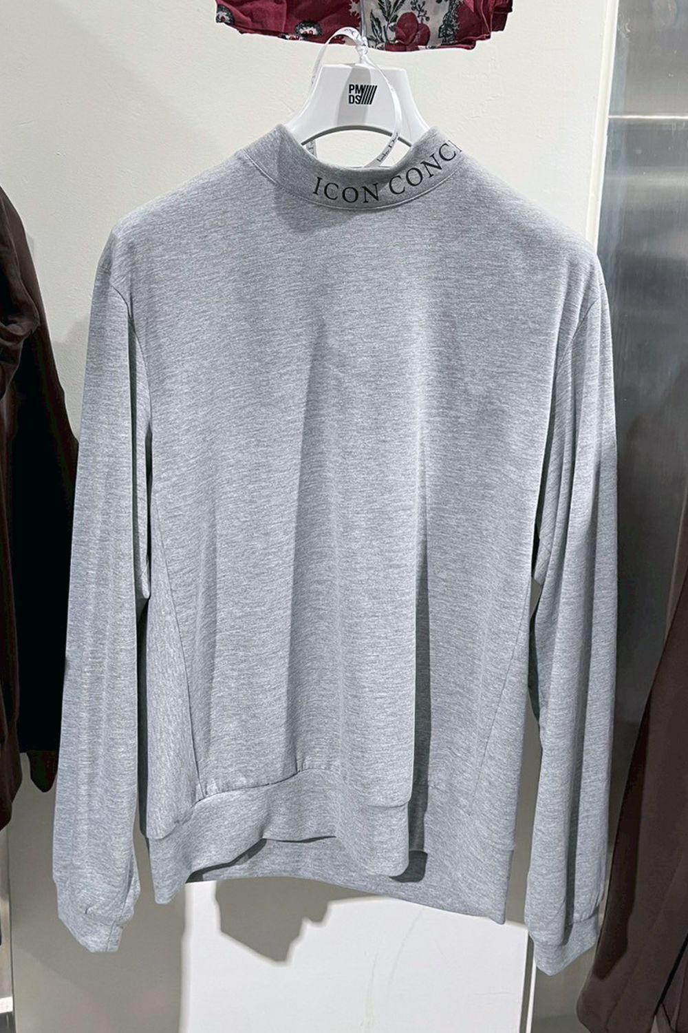 【26AW】 WILL COMBI / ハイブリッド モックネックリブTシャツ (グレー/ブラック) (9月入荷予定)