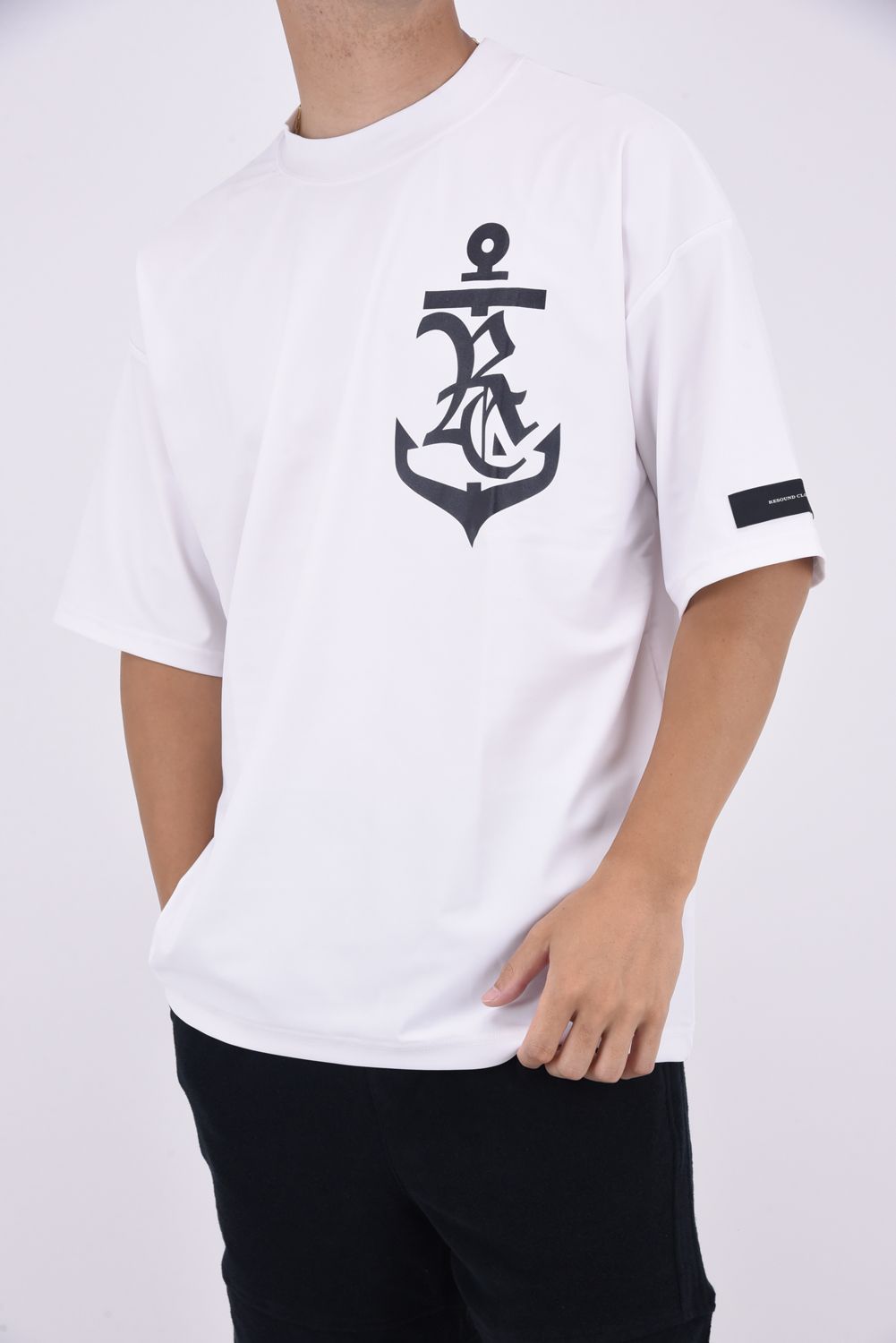 RESOUND CLOTHING ANCHOR RCL RUSH OVER T / ラッシュガード アンカーロゴ オーバーサイズTシャツ