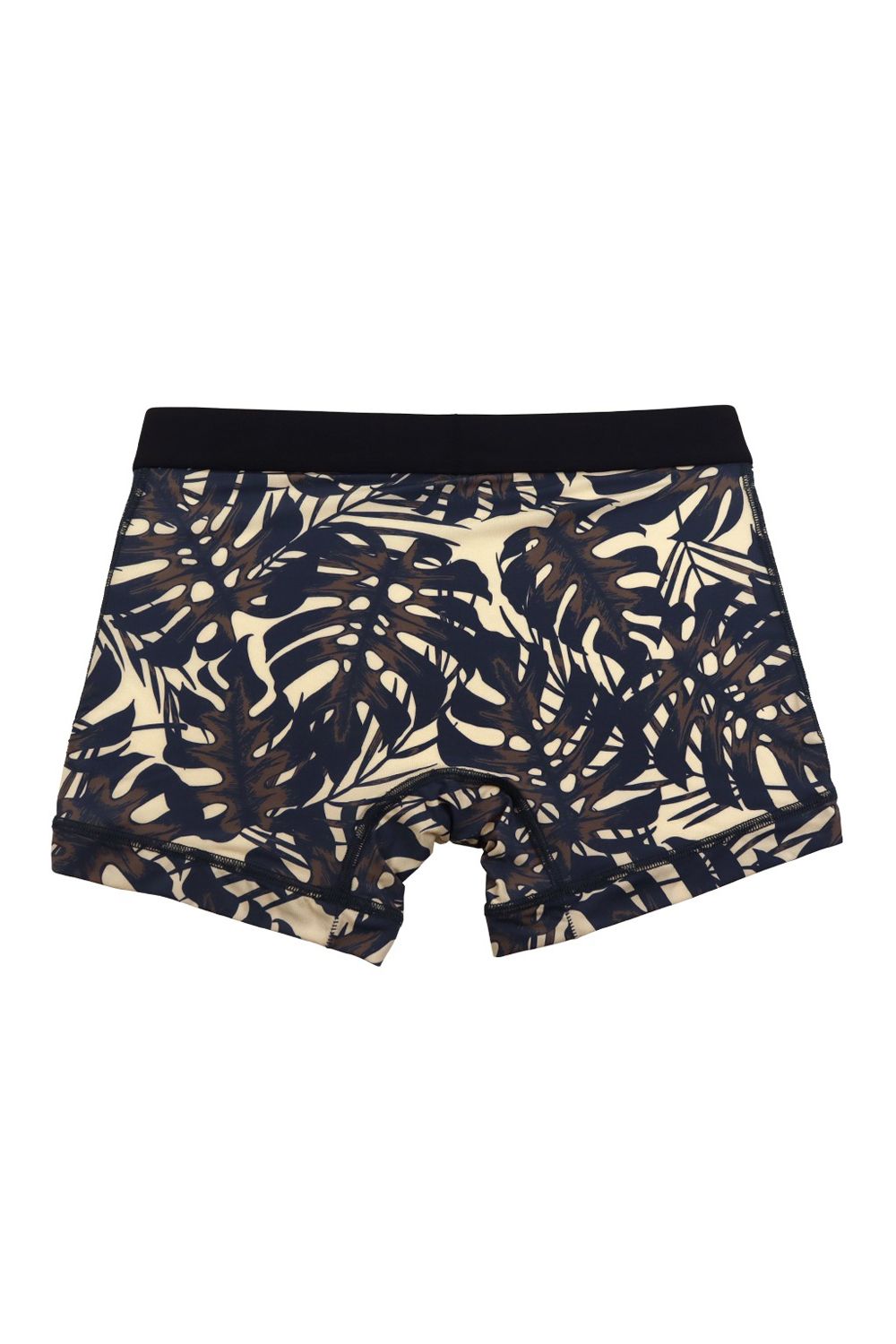 monstera leaf Short Boxer - リーフネイビー