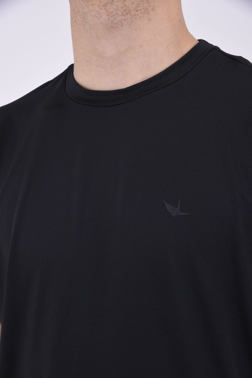 RASHGUARD SHORT-SLEEVED T-SHIRT / ラッシュガード ブランドロゴ Tシャツ ブラック