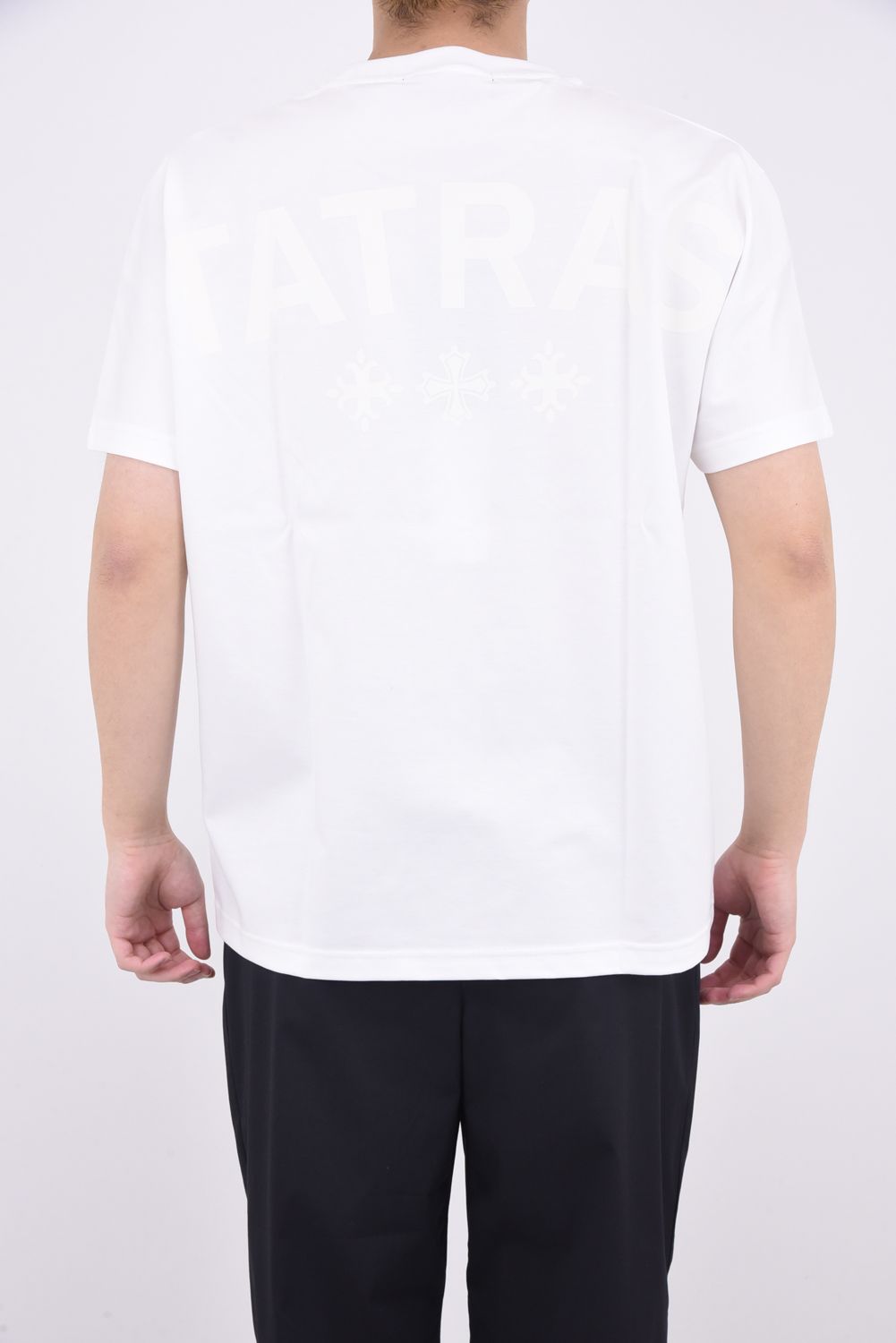 EION (エイオン) / ブランドロゴプリント  オーバーサイズ クルーネック 半袖 Tシャツ ホワイト