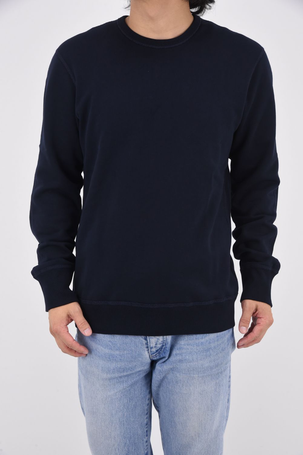 【国内正規品】 MIDWEIGHT TERRY CREWNECK / ミッドウェイト クルーネックスウェット ネイビー