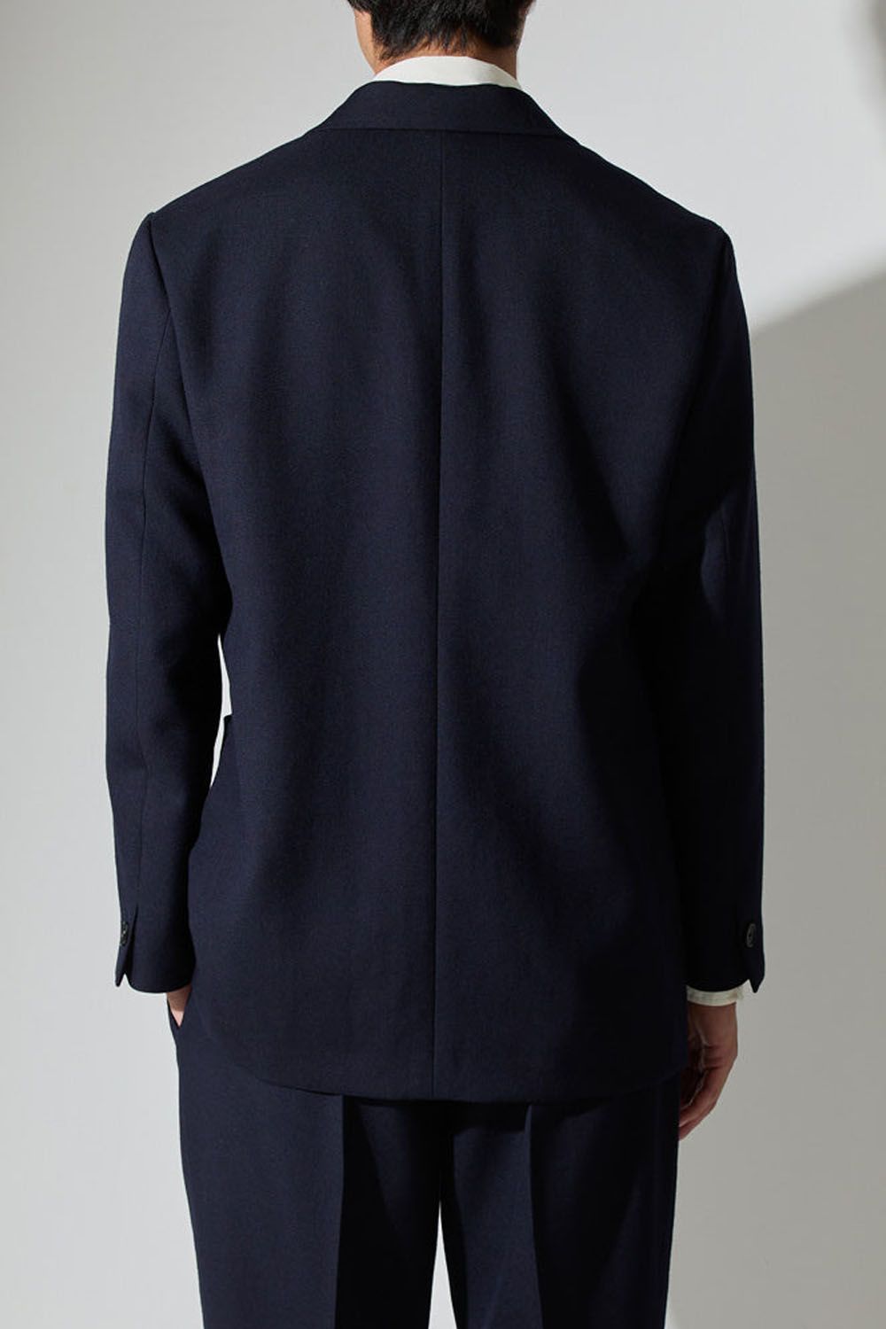 3POCKET SINSLE WOOL TWILL / スリーポケット ジャケット ネイビー