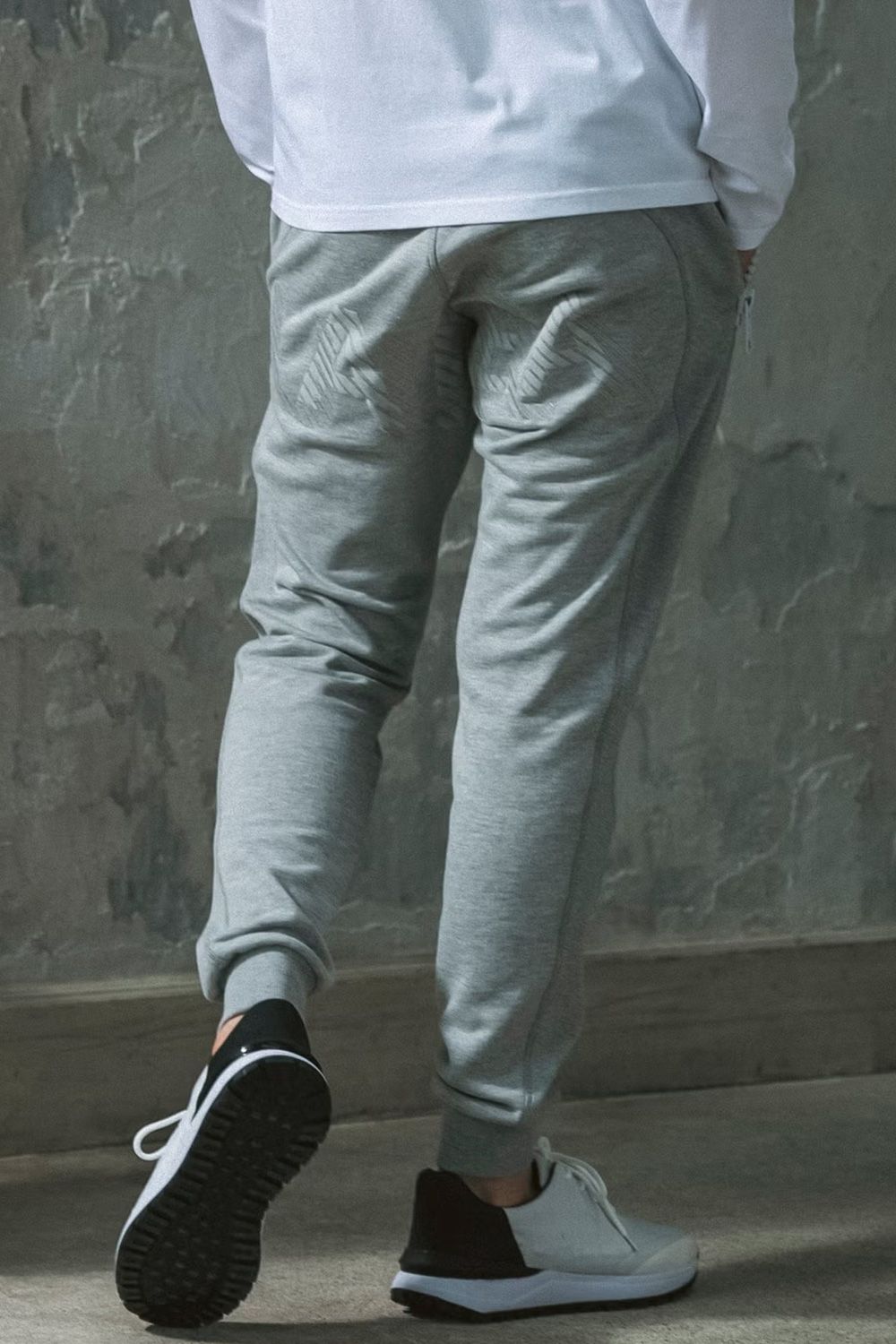 【26AW】 TC FRENCH TERRY SHADOW LOGO LONG PANTS / フレンチテリー シャドーロゴ ロングパンツ (グレー)