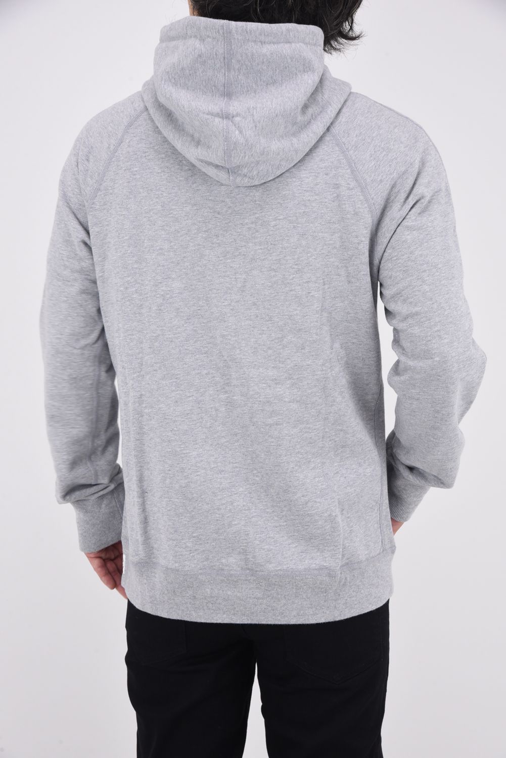 【国内正規品】 MIDWEIGHT TERRY PULLOVER HOODIE / ミッドウェイト プルオーバーフーディー ヘザーグレー