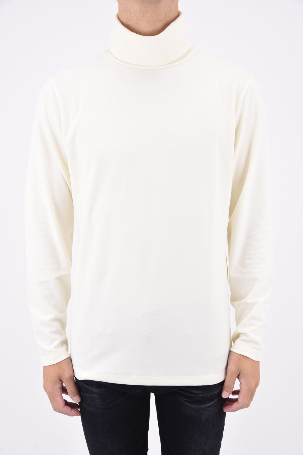 L/S TURTLE /  ロングスリーブ ウォーム タートルネック オフホワイト