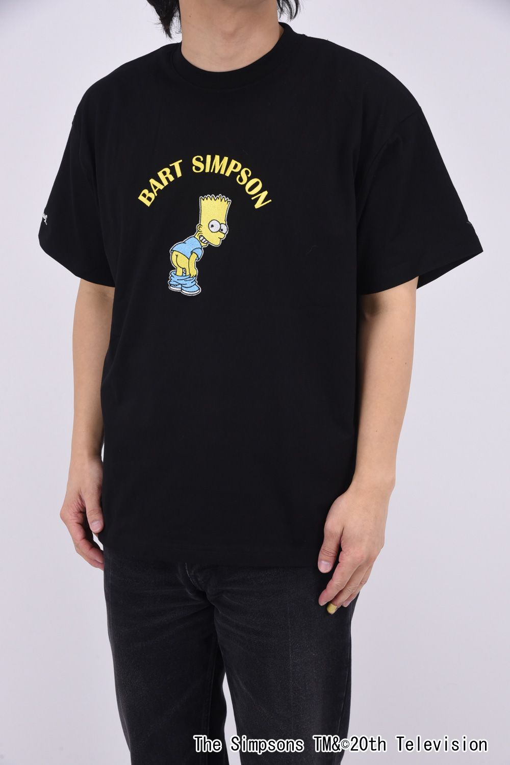 BART SIMPSON T-SHIRT / シンプソンズプリント Tシャツ (ブラック)