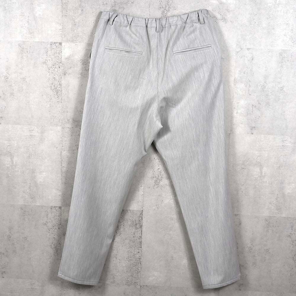 PAT WIDE EASY PANTS / ワイドテーパード イージースラックス (グレー) (12月上旬入荷予定) ※オーダー締切:9月7日(月)17時