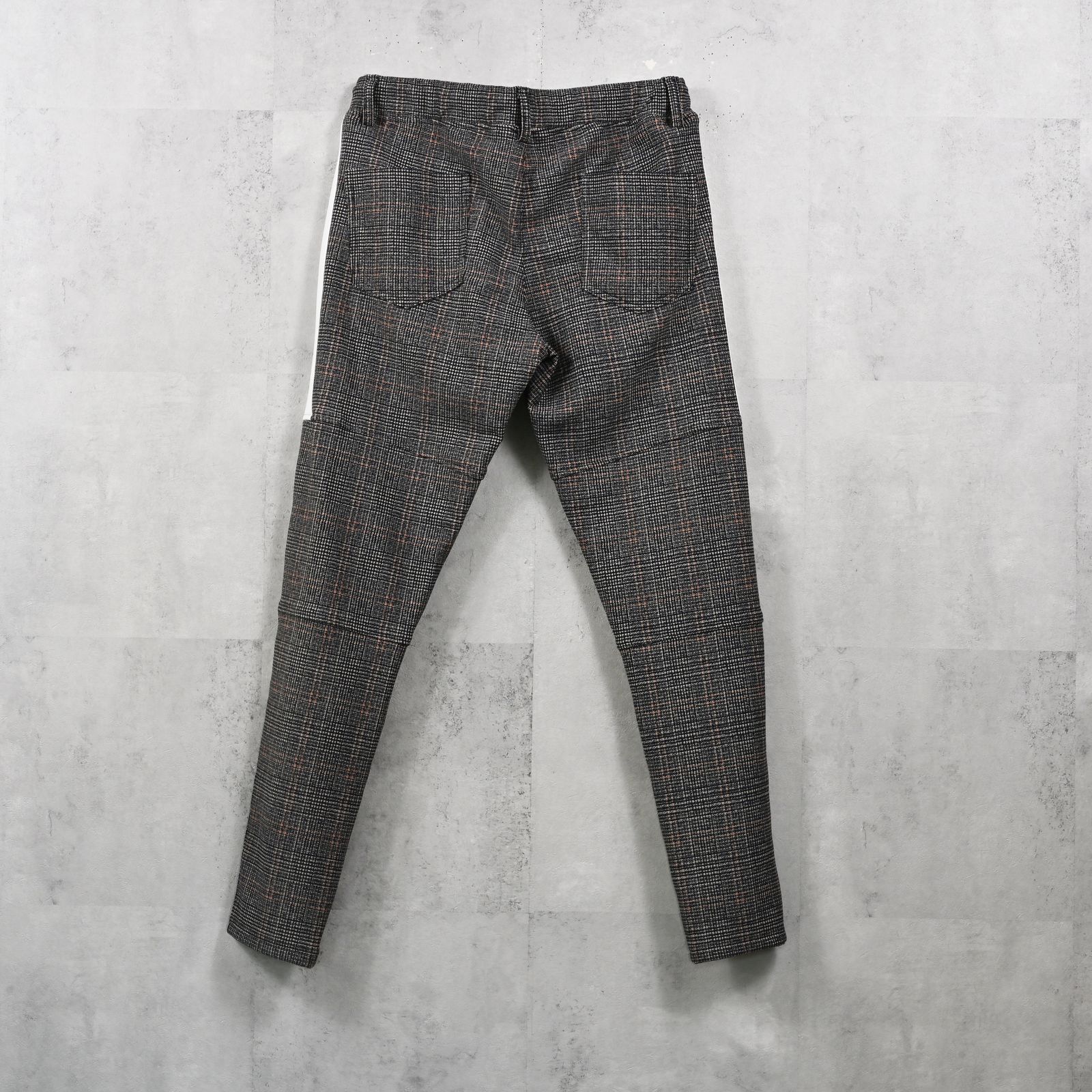 JT HEAT CHECK  PT / 裏起毛 ベロアフリース ワンタックラインパンツ (グレングレーオレンジ) (11月中旬入荷予定) ※オーダー締切:9月7日(月)17時