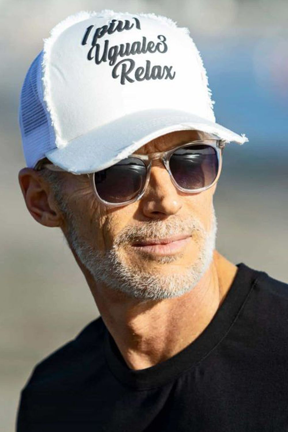 3 STEPS LOGO CAP / 発泡プリント ロゴキャップ ホワイト
