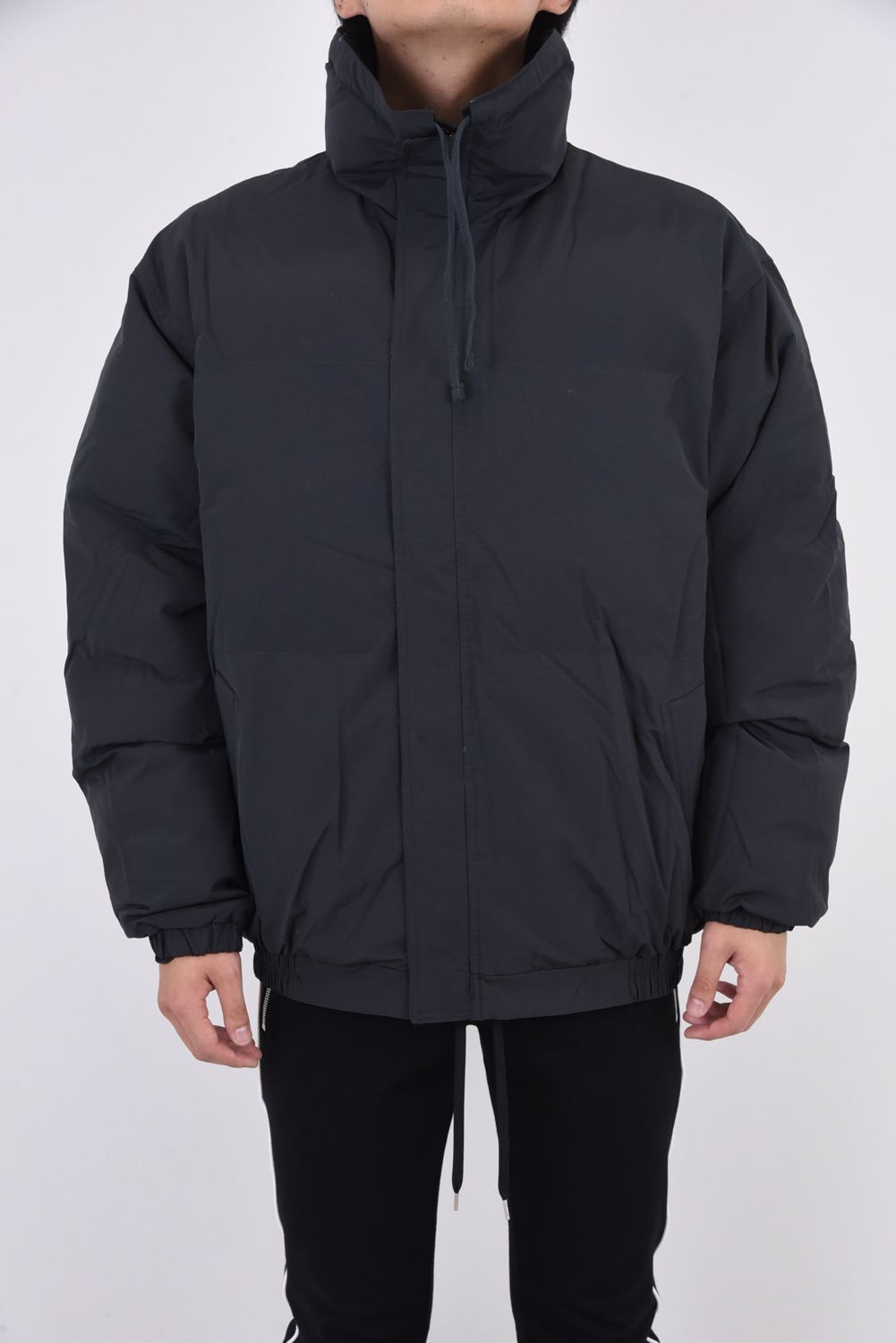 essentials puffer jacket s dark navy