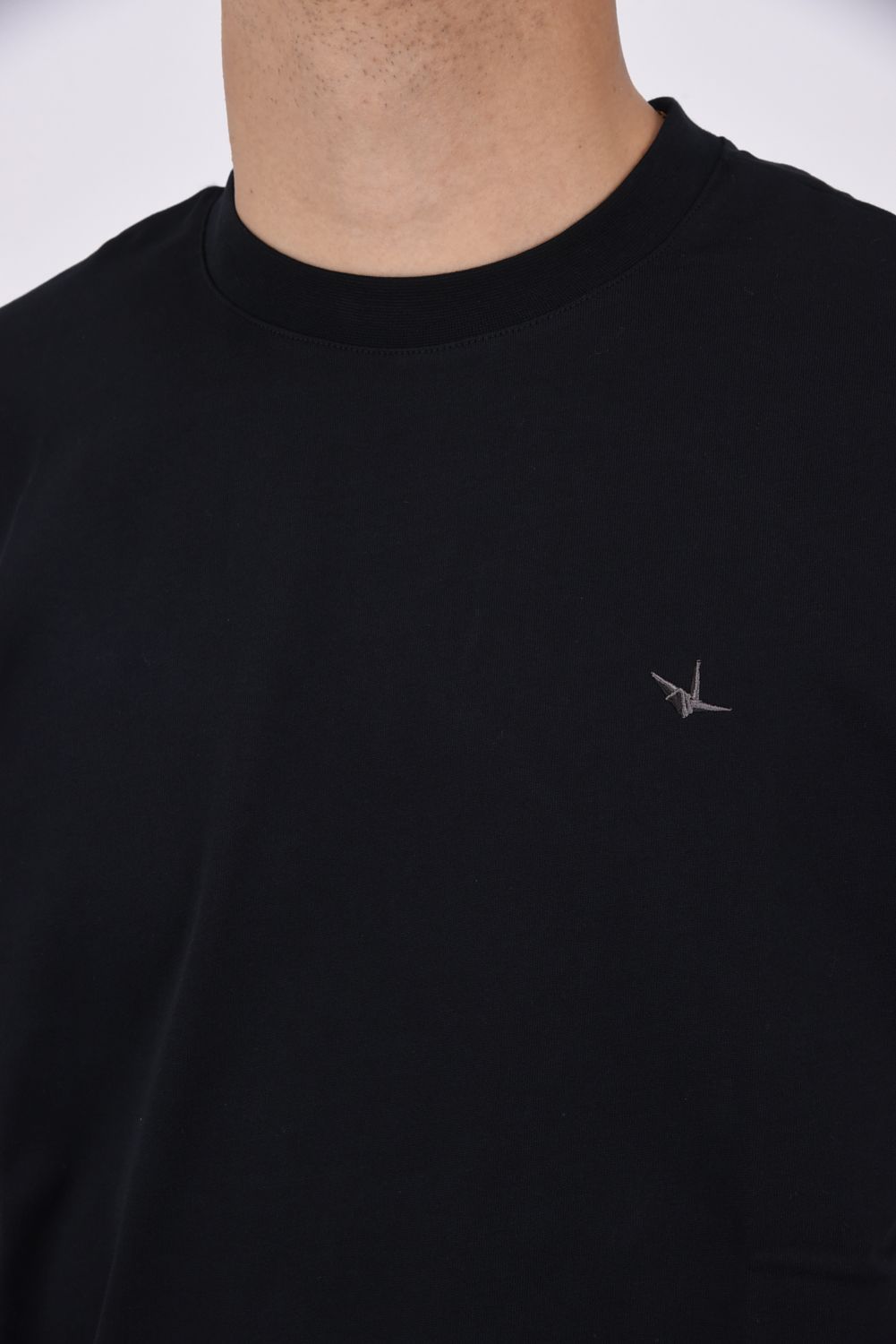 HALF RHINESTONE T-SHIRT / ハーフ ラインストーン Tシャツ ブラック