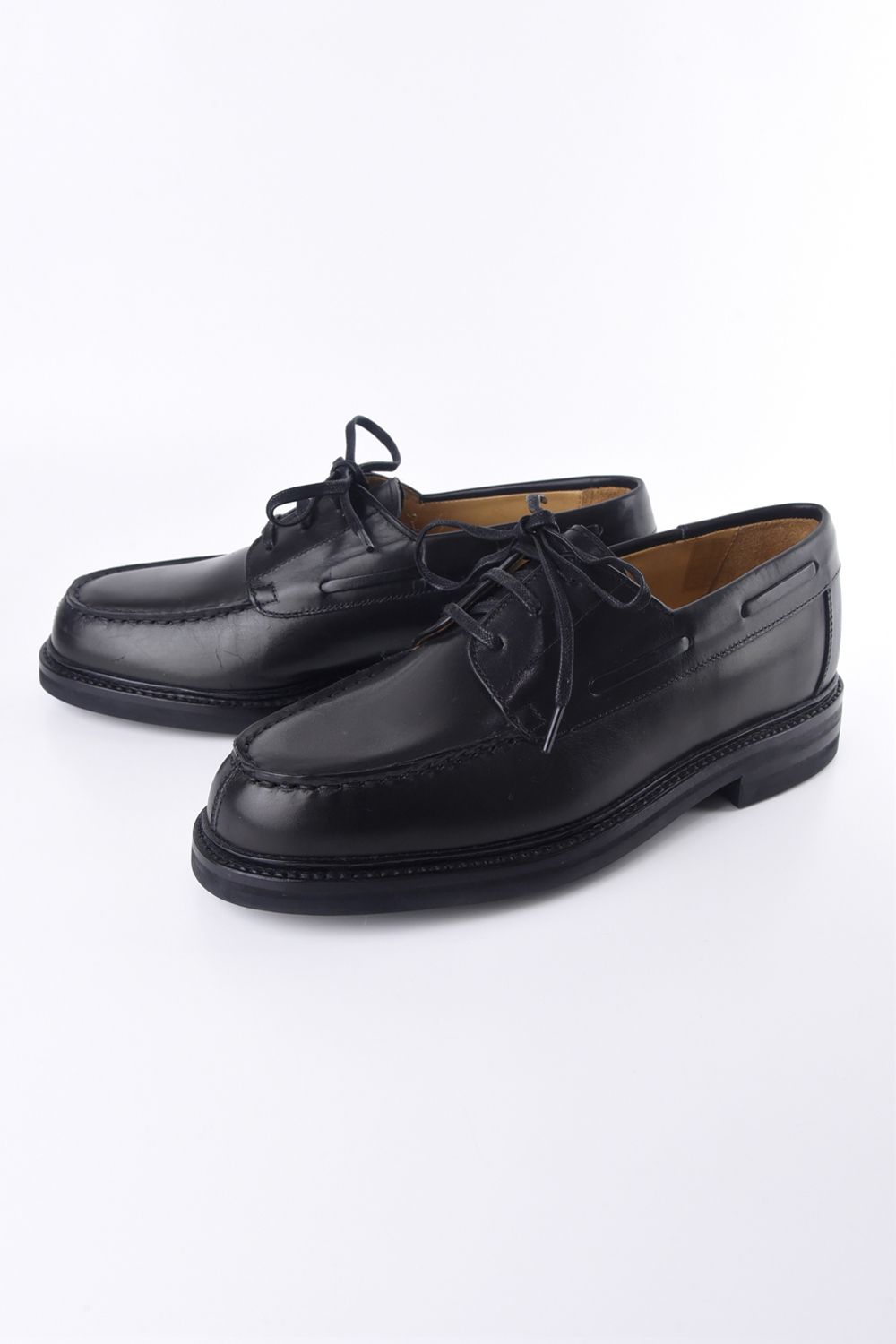 【訳ありアウトレット品】 SLOANE / デッキシューズ フレンチカーフ ブラック