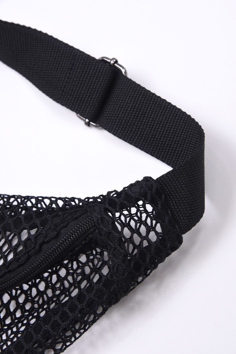 MESH WAIST BAG / メッシュ生地 ボディバッグ ブラック