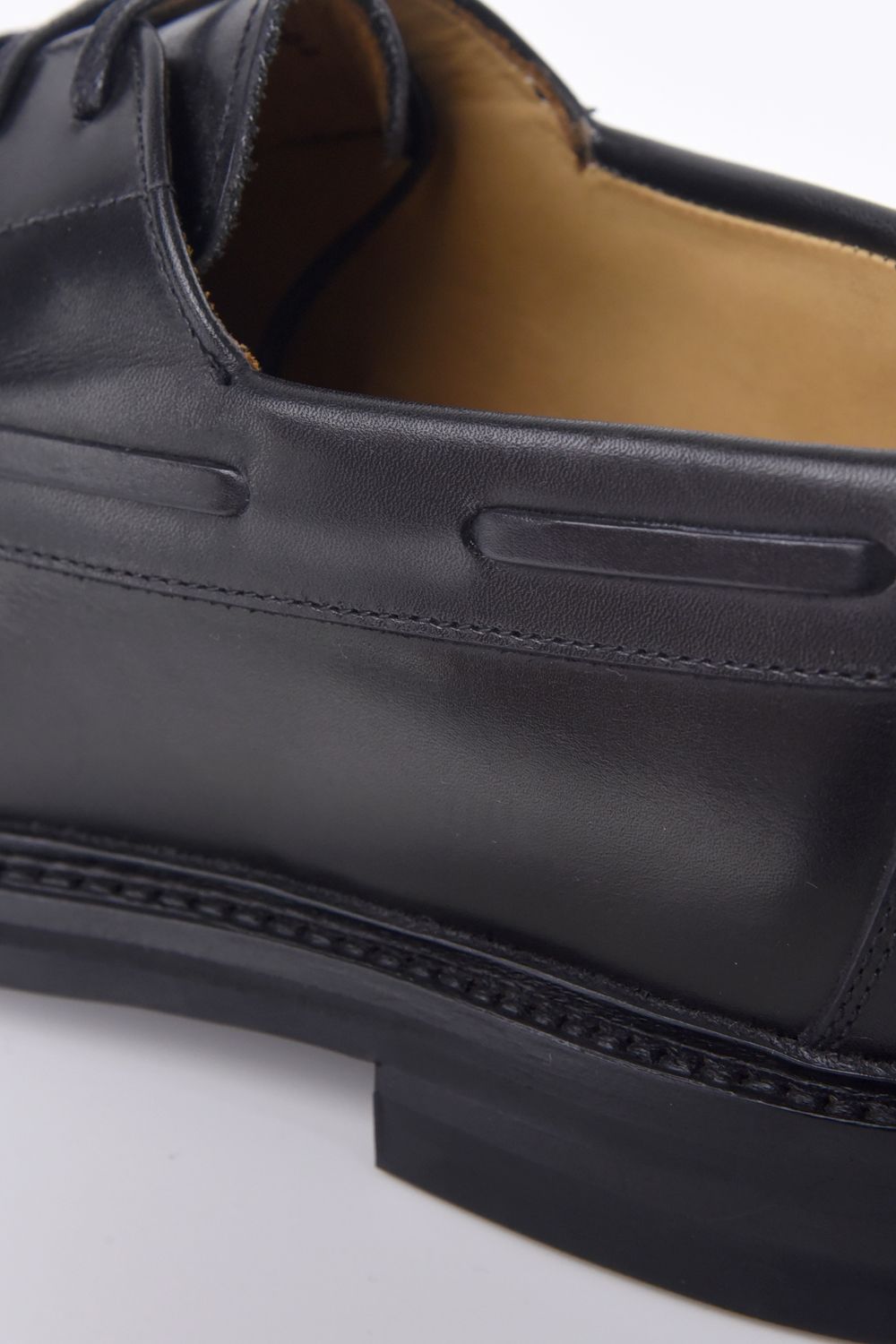 【訳ありアウトレット品】 SLOANE / デッキシューズ フレンチカーフ ブラック