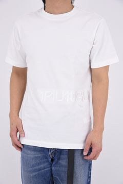 【26SS】 HAND EMBROIDERED LOGO T-SHIRT / ブランドロゴ刺繍 Tシャツ (ホワイト)