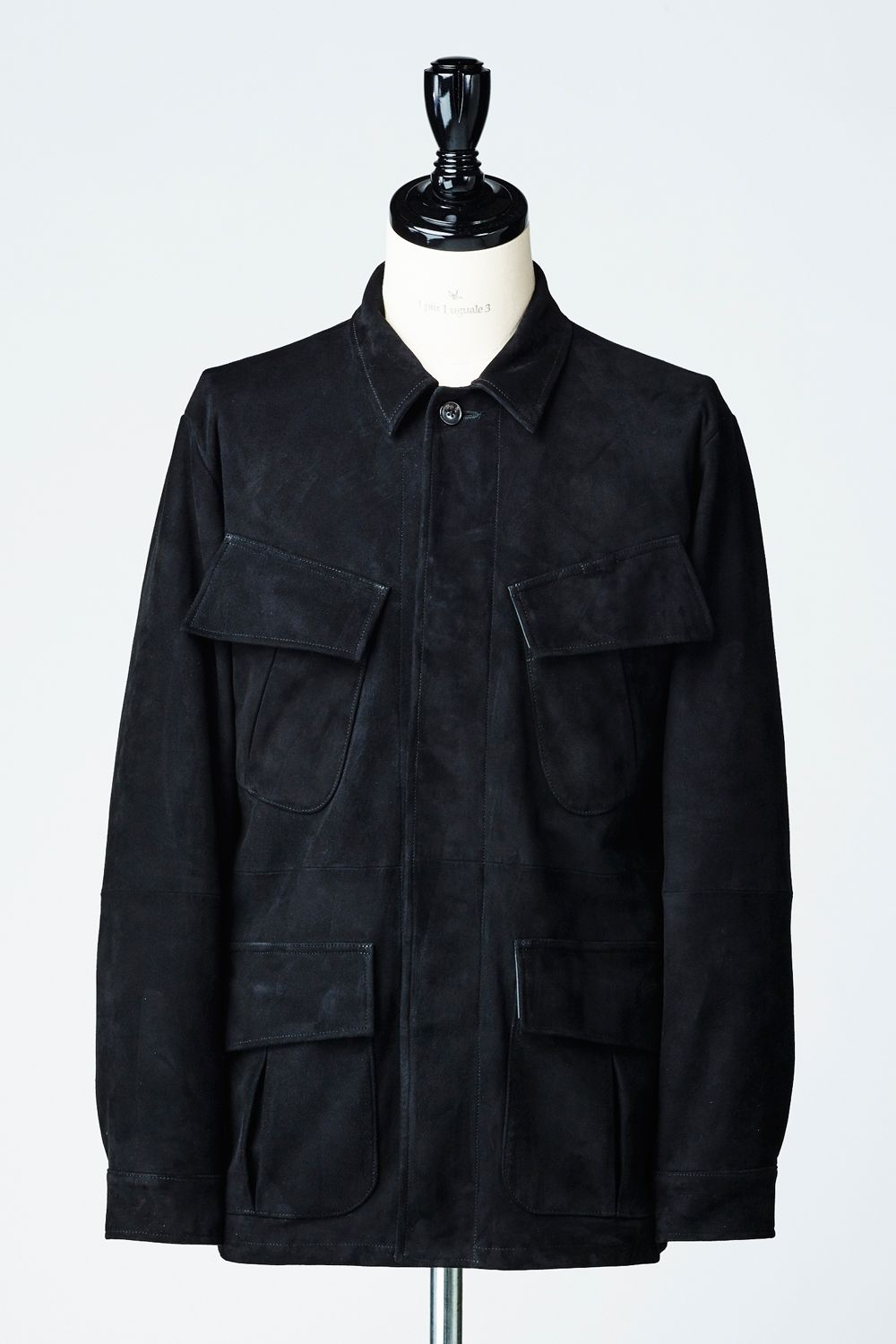 【BLACK MILITARY Vol.8】 JUNGLE FATIGUE JACKET -BLACK SUEDE- (11月頃入荷予定 )※オーダー締切8/6(金)11:59迄