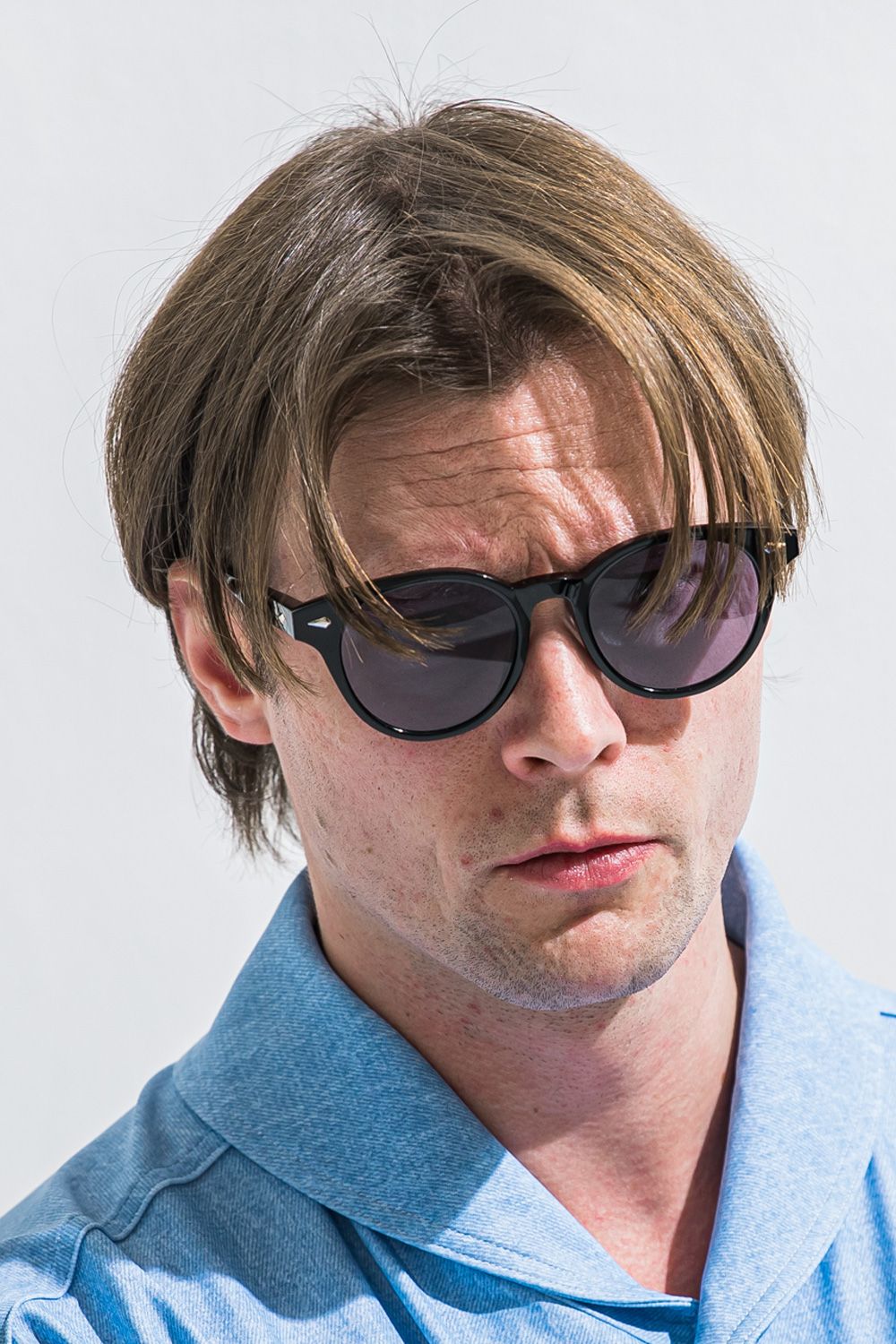 RLJ GLASS / ボストンフレーム サングラス (ブラック) (近日入荷予定)  ※オーダー締切:2月15日(日)18時