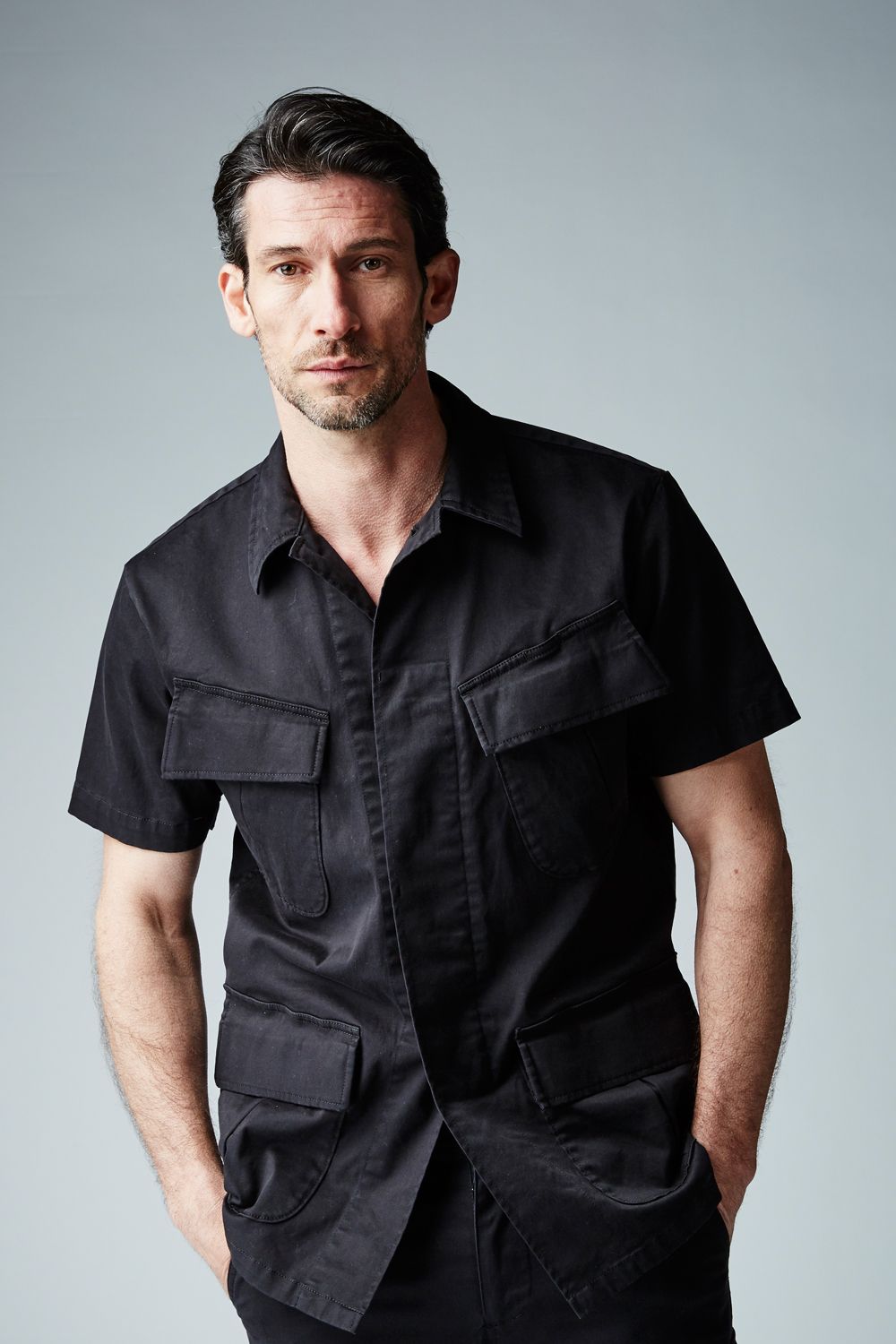 【BLACK MILITARY Vol.7】 JUNGLE FATIGUE S/S SHIRT -BLACK- (9月頃入荷予定 )※オーダー締切8/6(金)11:59迄