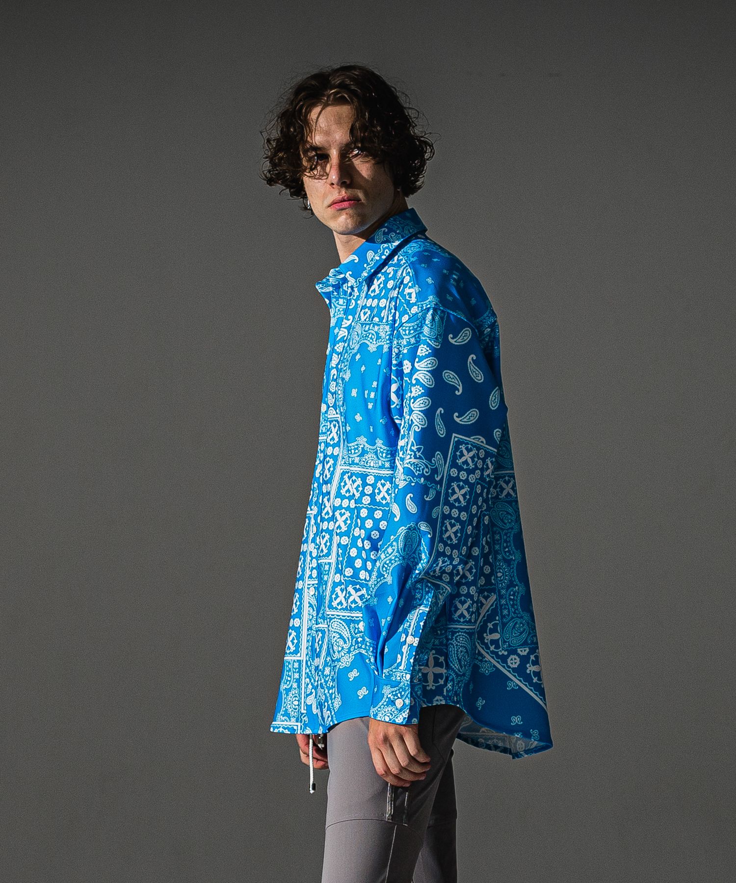 BANDANA JACKSHIRTS / バンダナ ジャックシャツ (ブルーバンダナ) (8月末入荷予定) ※オーダー締切:5月23日(土)17時