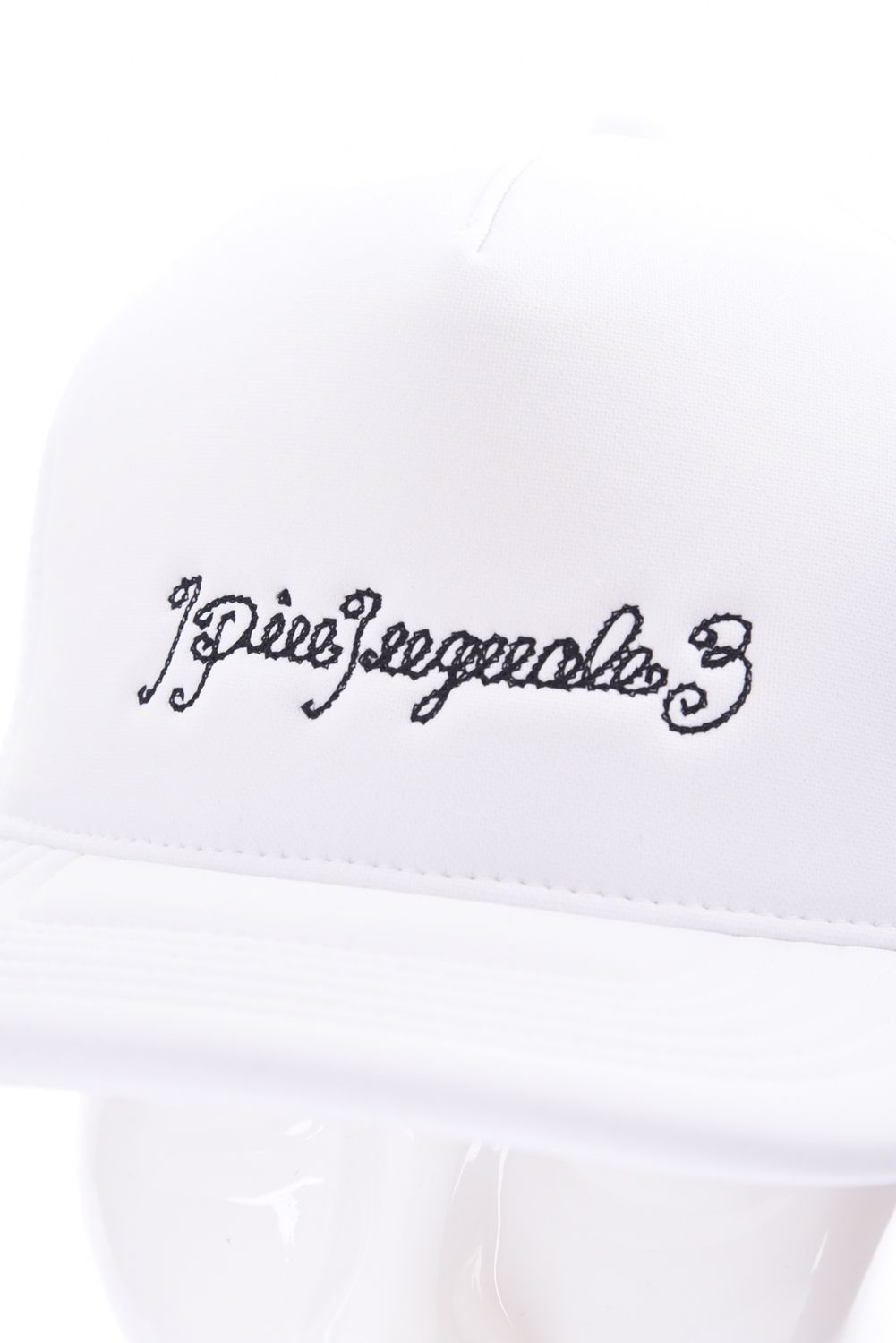 【ポイント10倍】 113 MESH CAP / チェーンロゴ 刺繍 メッシュキャップ ホワイト