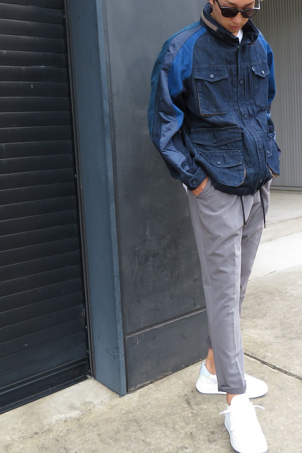 White Mountaineering - WM × LMC CONTRASTED RAGLAN SLEEVES M-65 