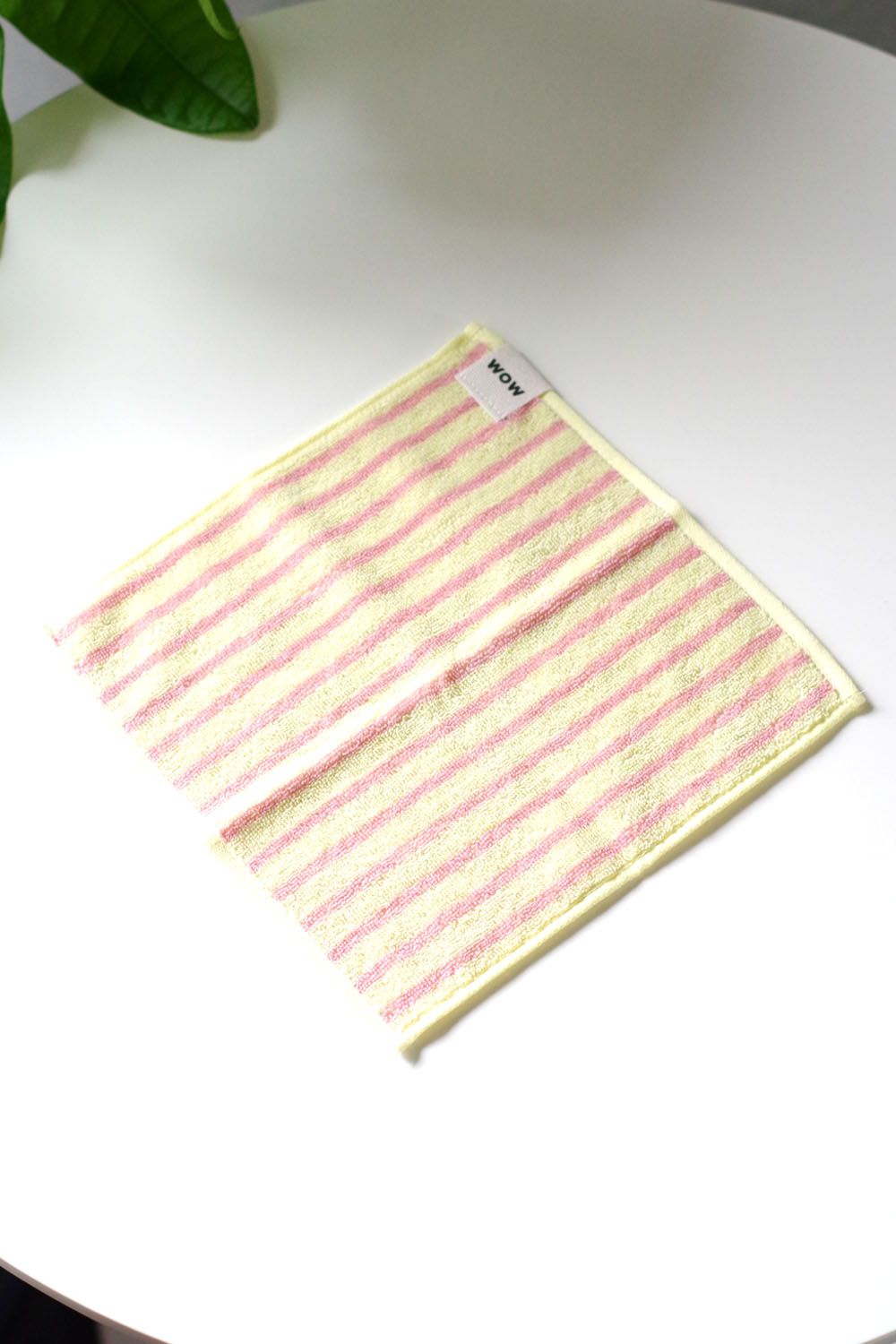 Stripe Hand Towel / シルク混 ストライプ ハンドタオル (パープル)